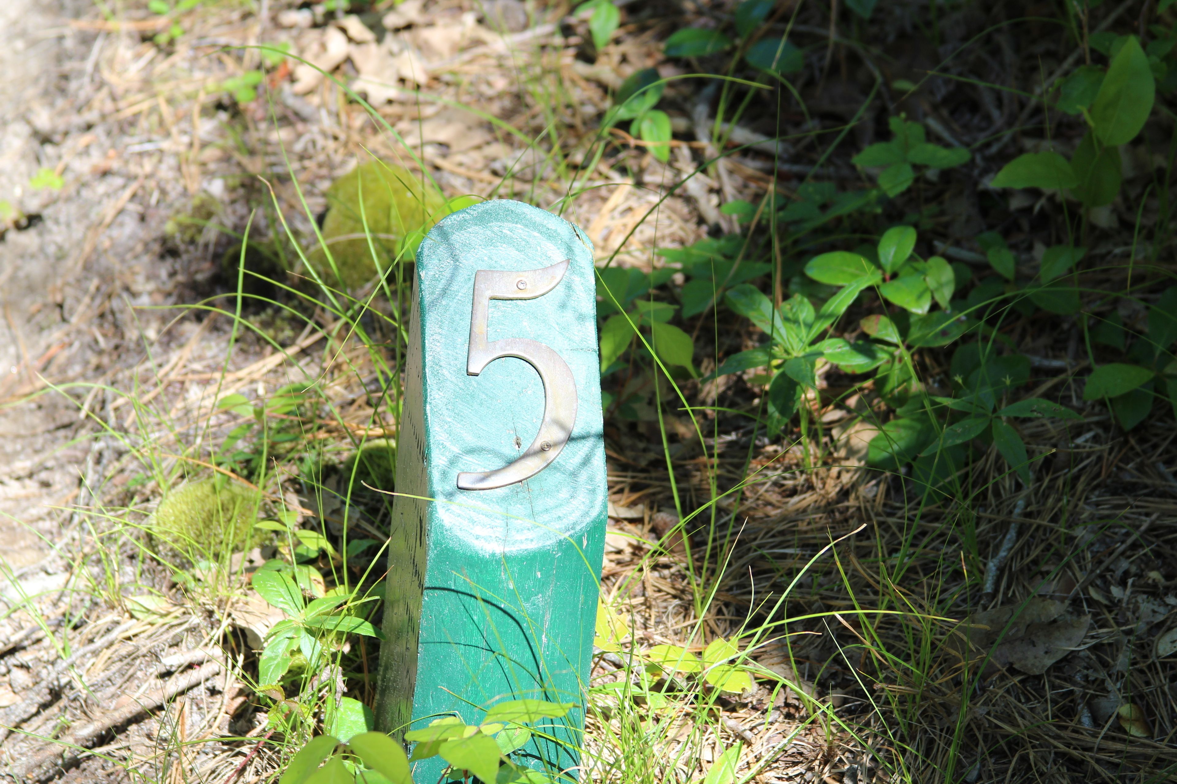 marker at spur trail to Sengegontacket