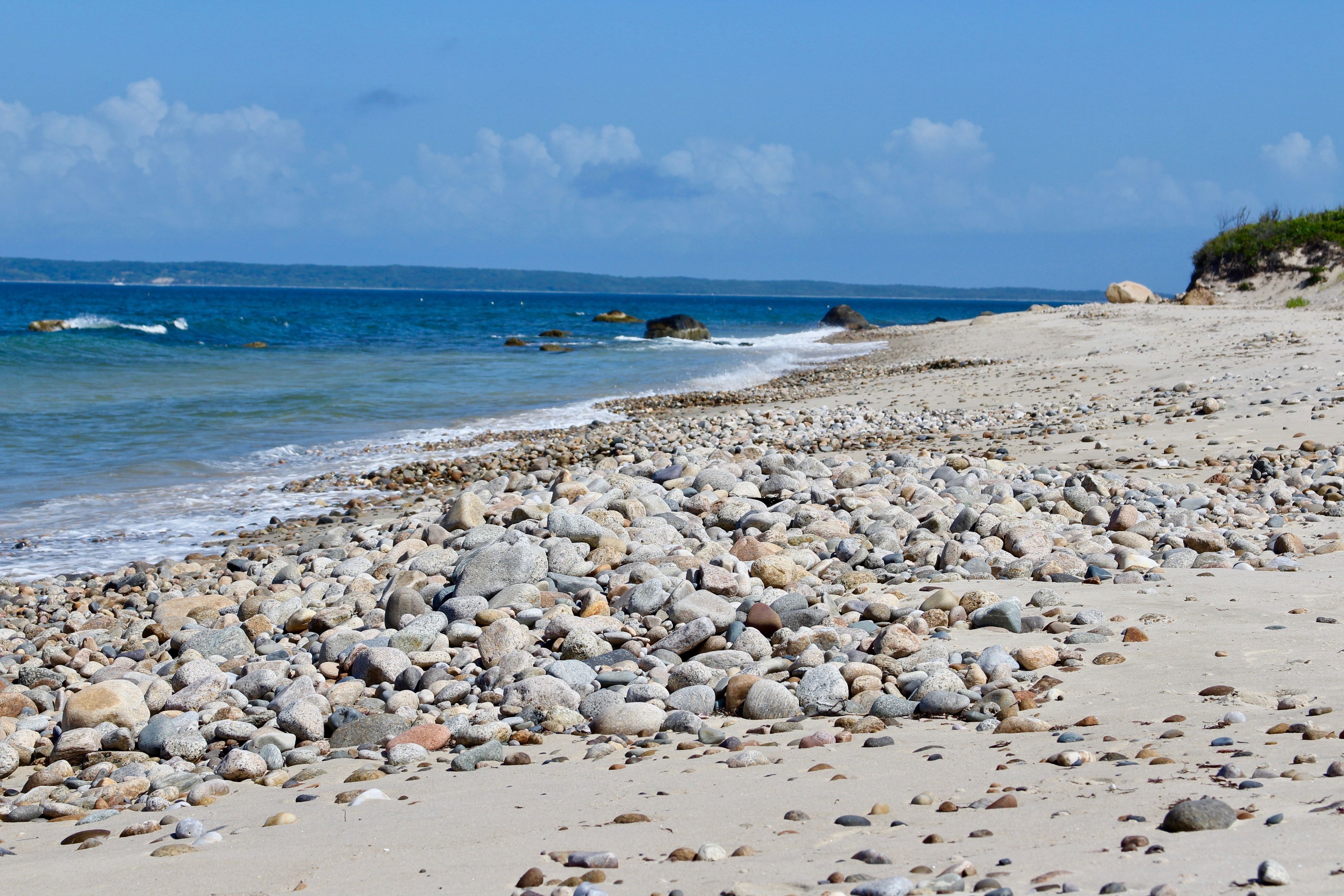 rocks along beach