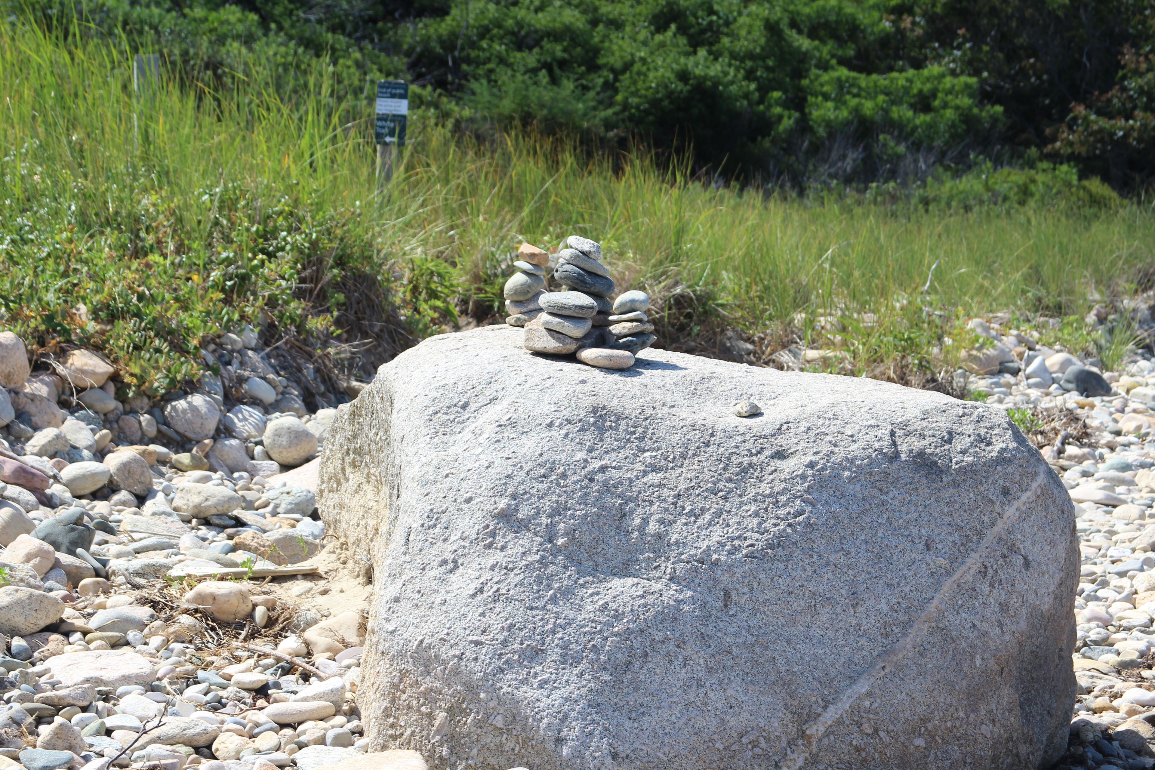 rock by turn in to White trail