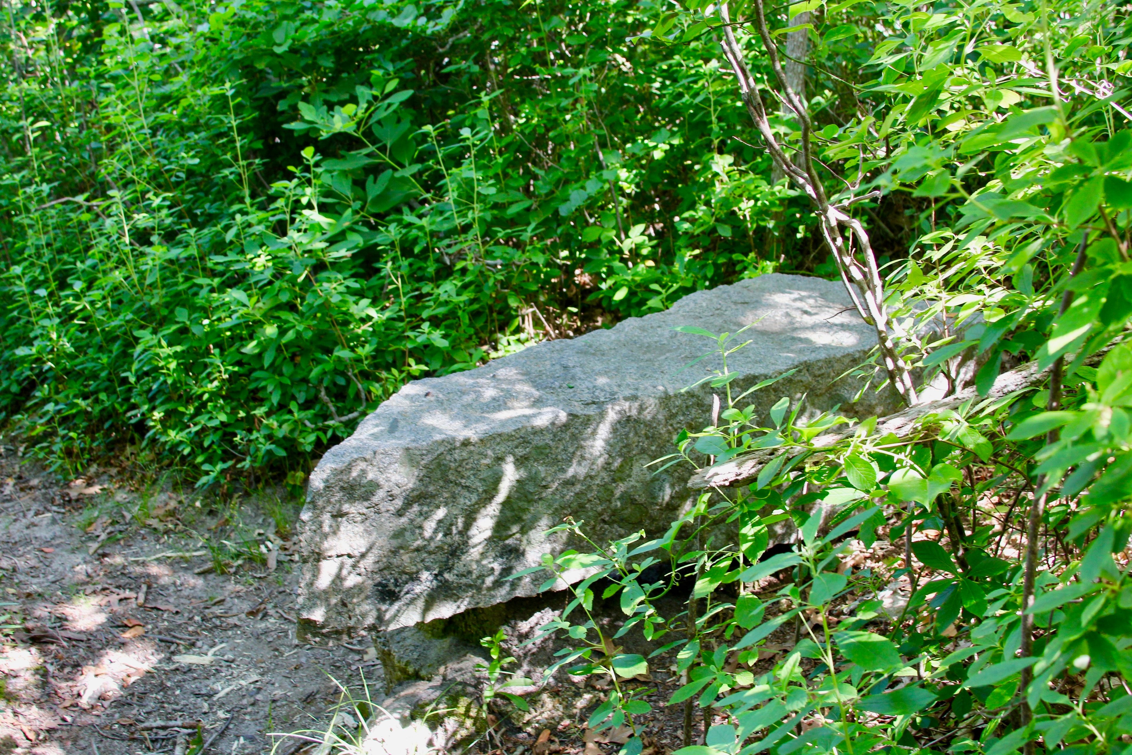 stone bench