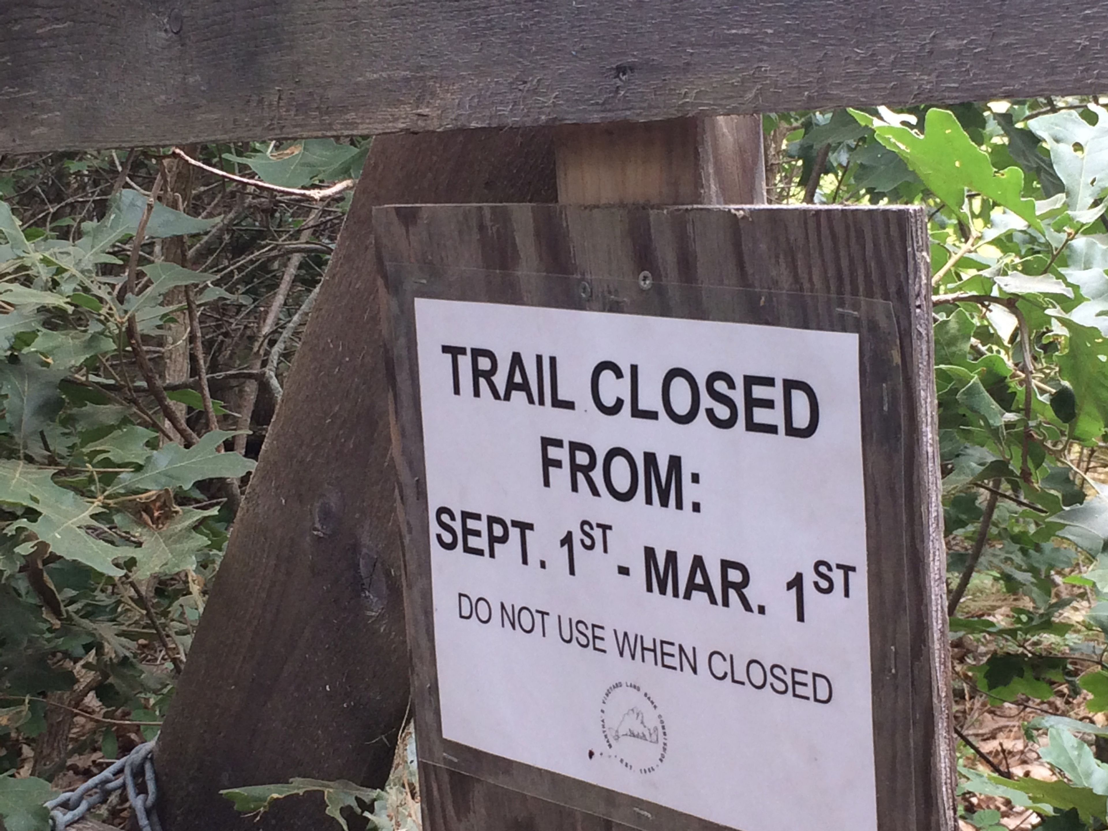 trail sign