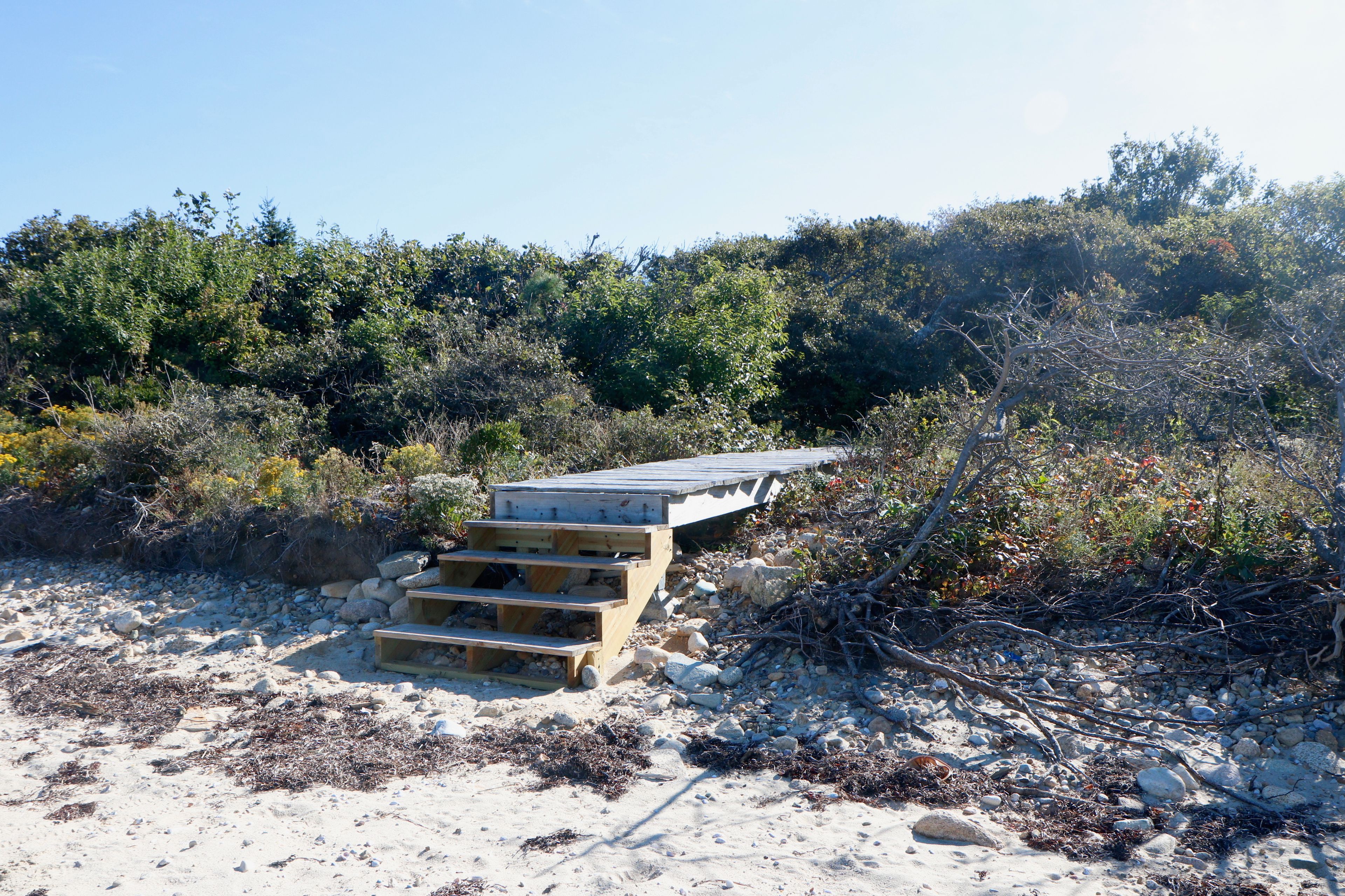 steps to beach