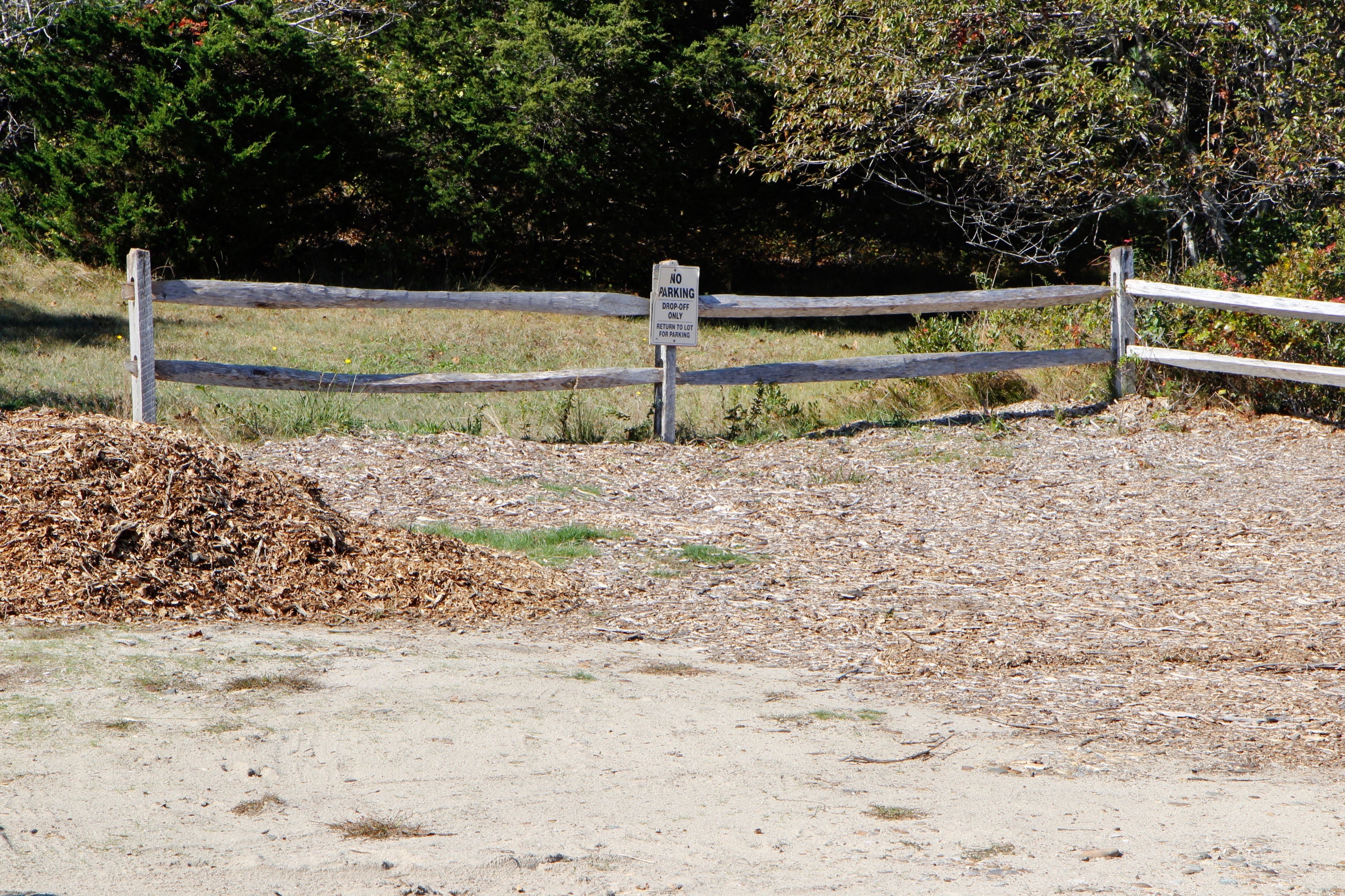 boat launch/handicapped parking area