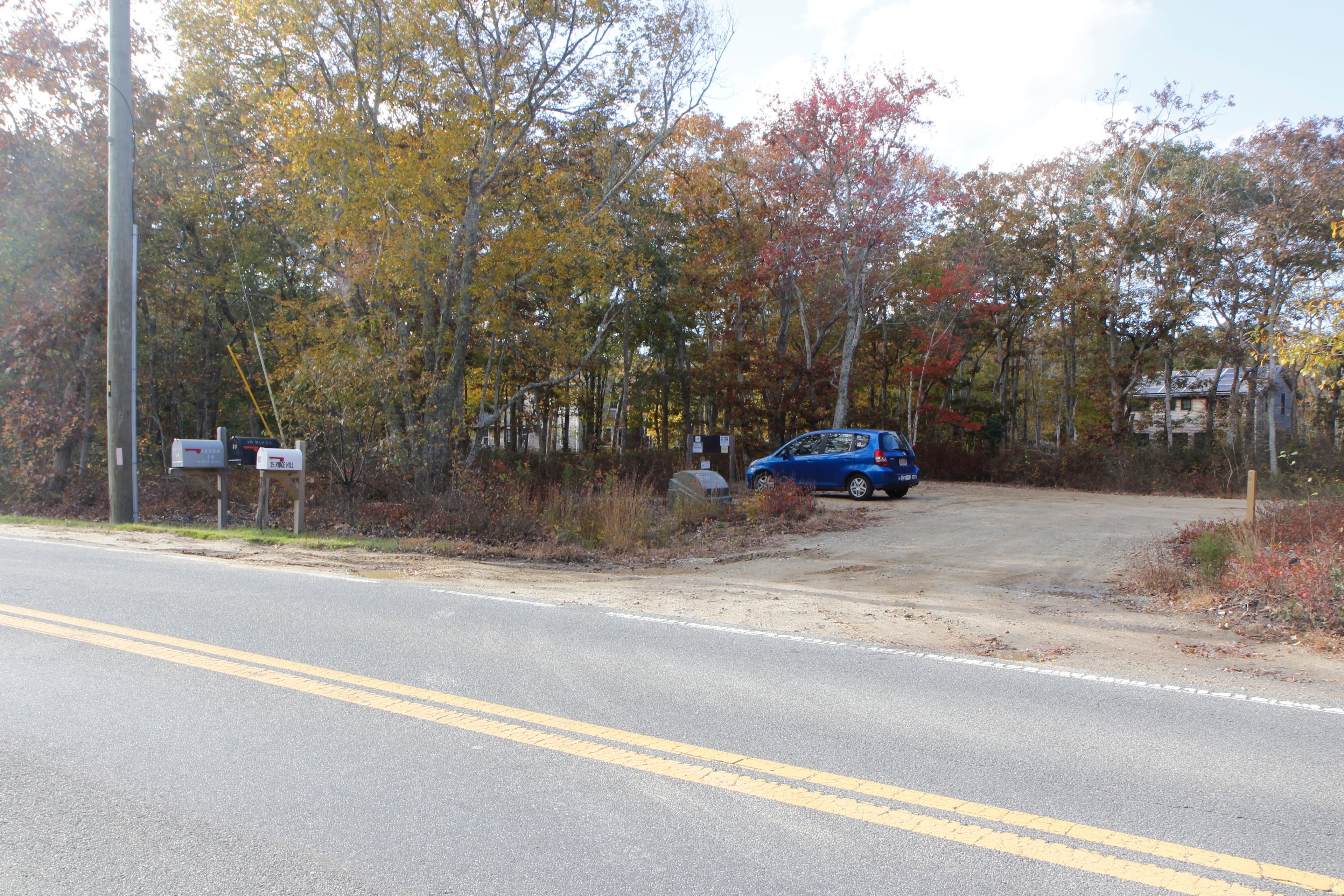 Nab's Corner parking area off South Road