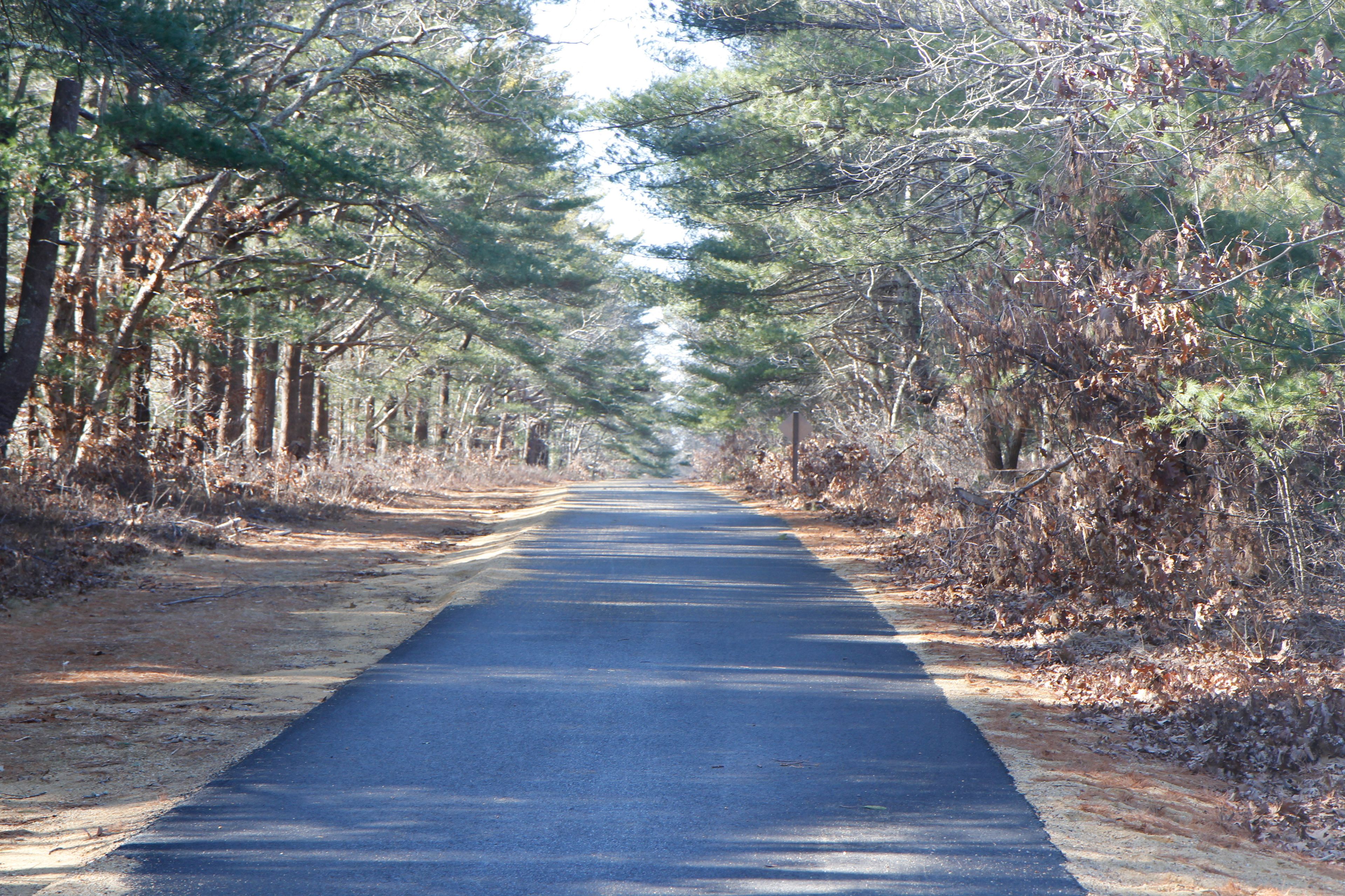 at intersection with Bike Path Fire Trail 7