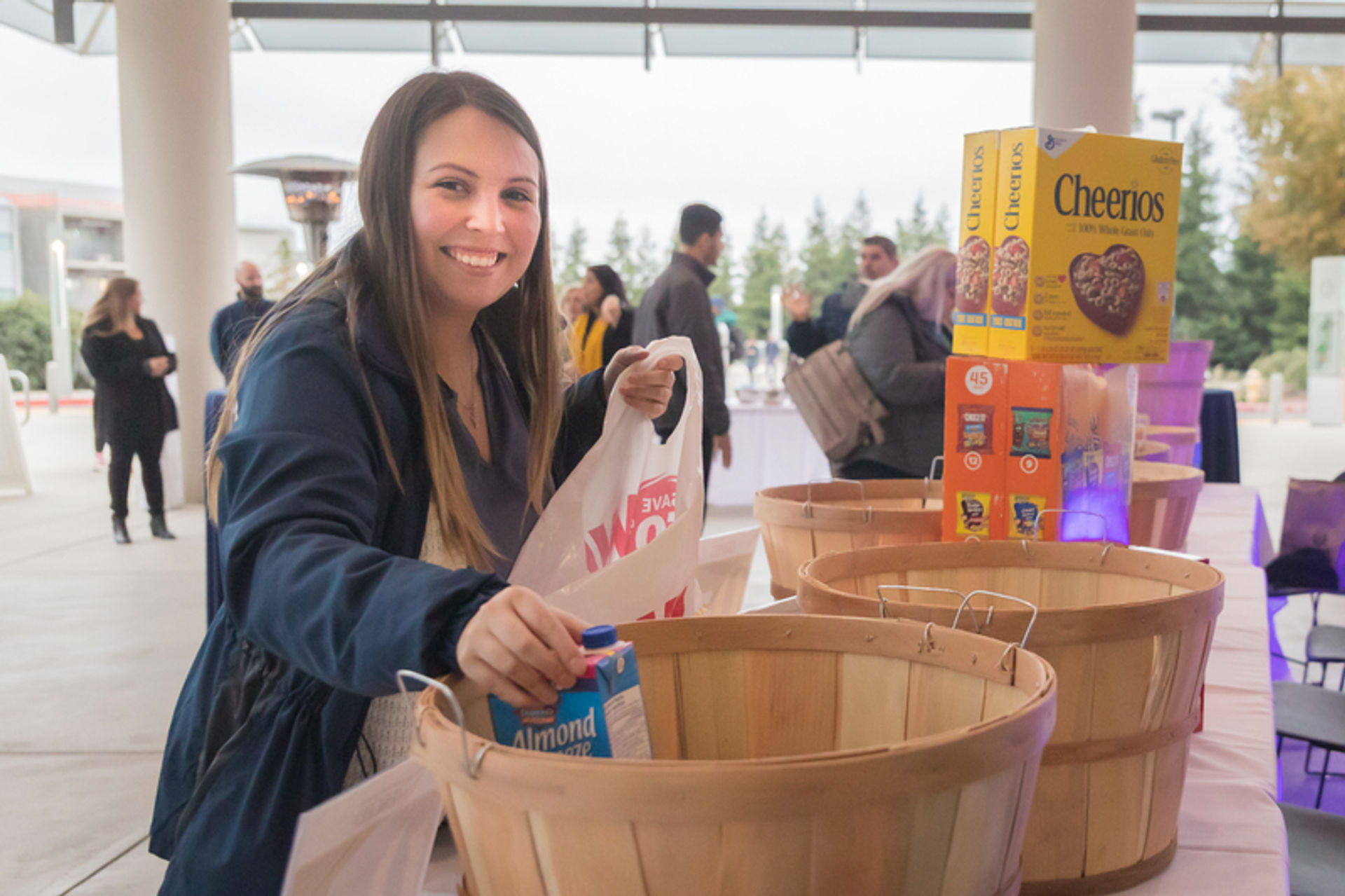 Pop-Up Produce events provide students with access to groceries on campus.