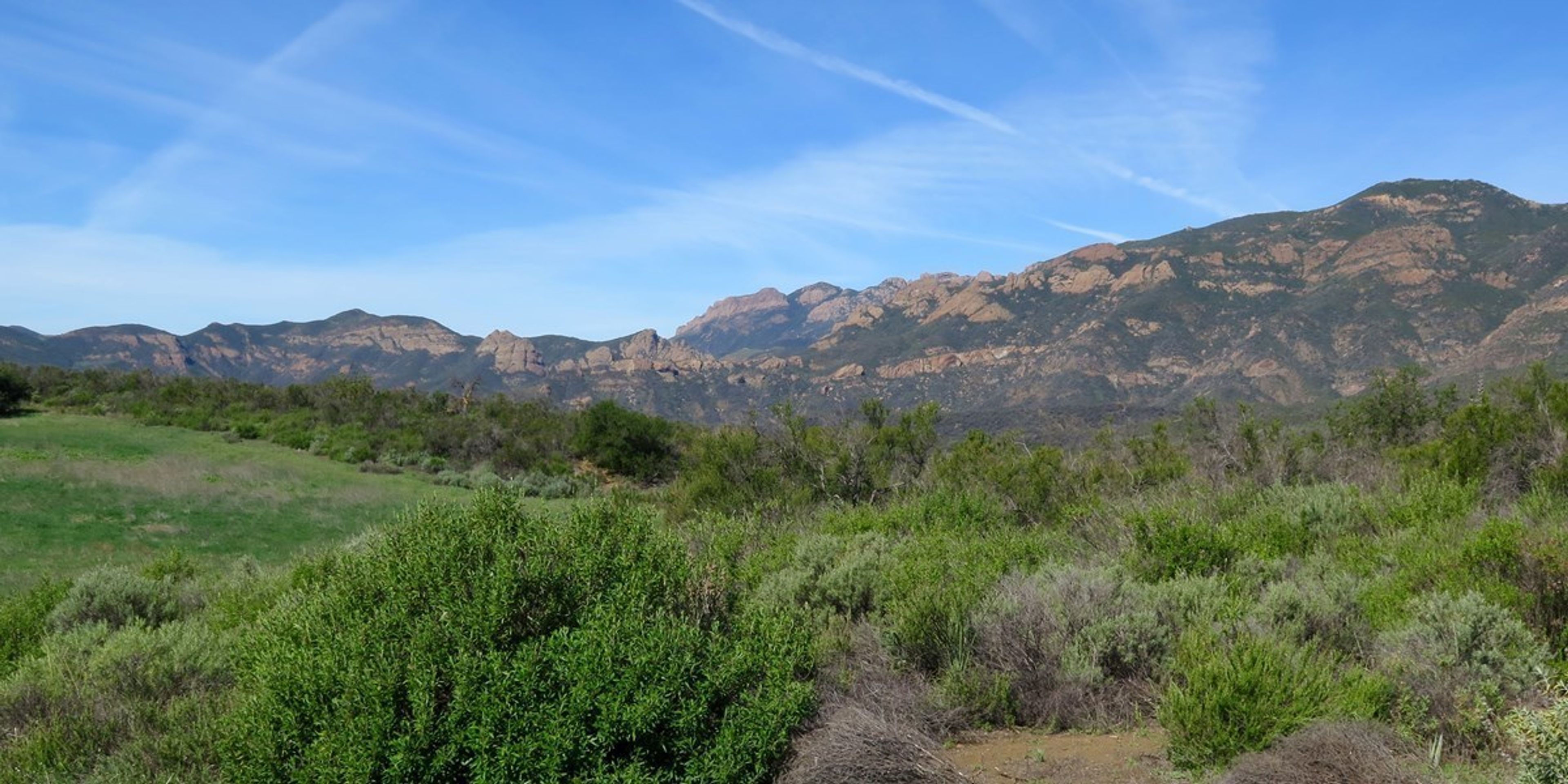 A view from the hiking trail at Arroyo Sequit.