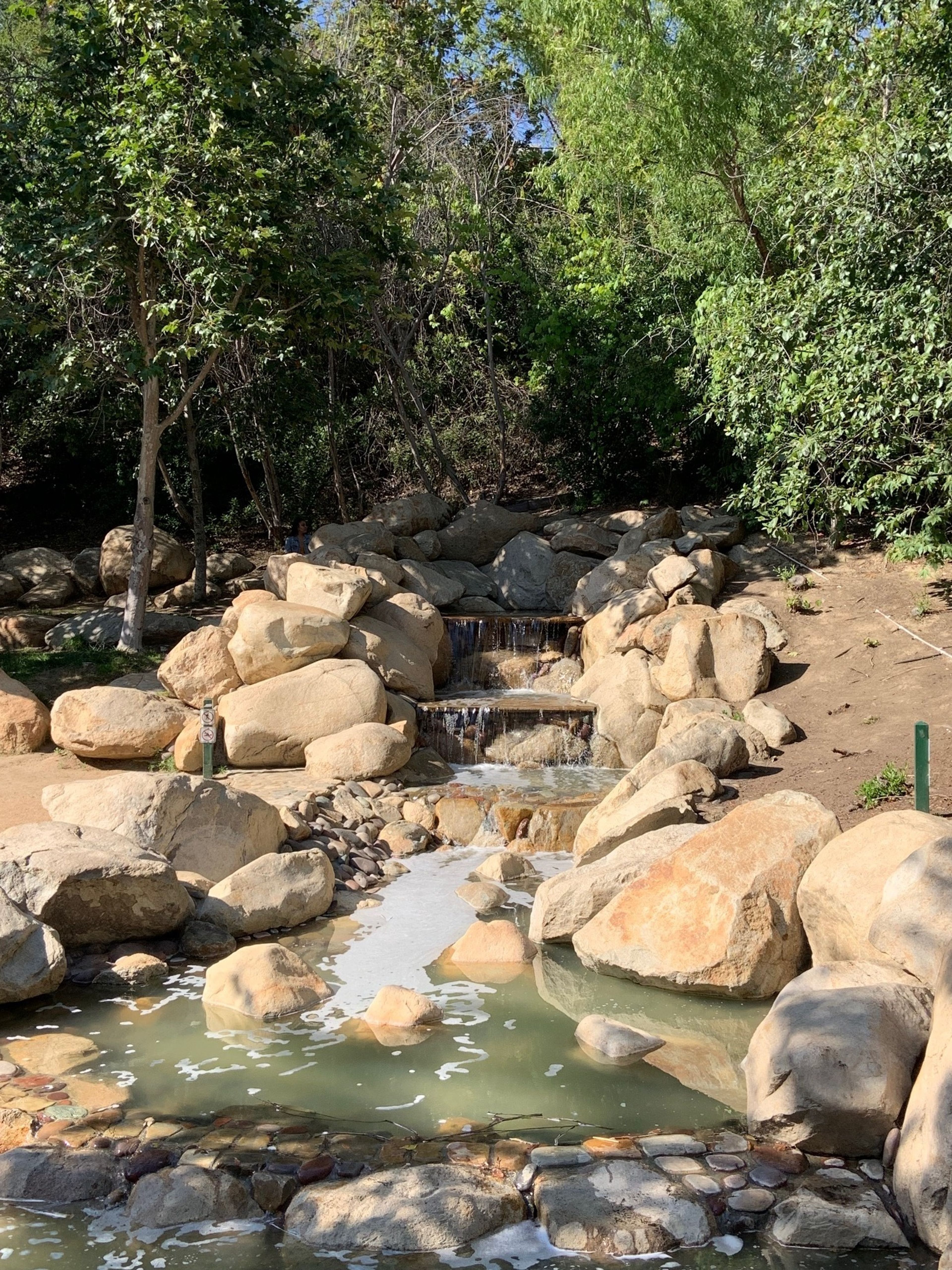 Waterfall along the trail