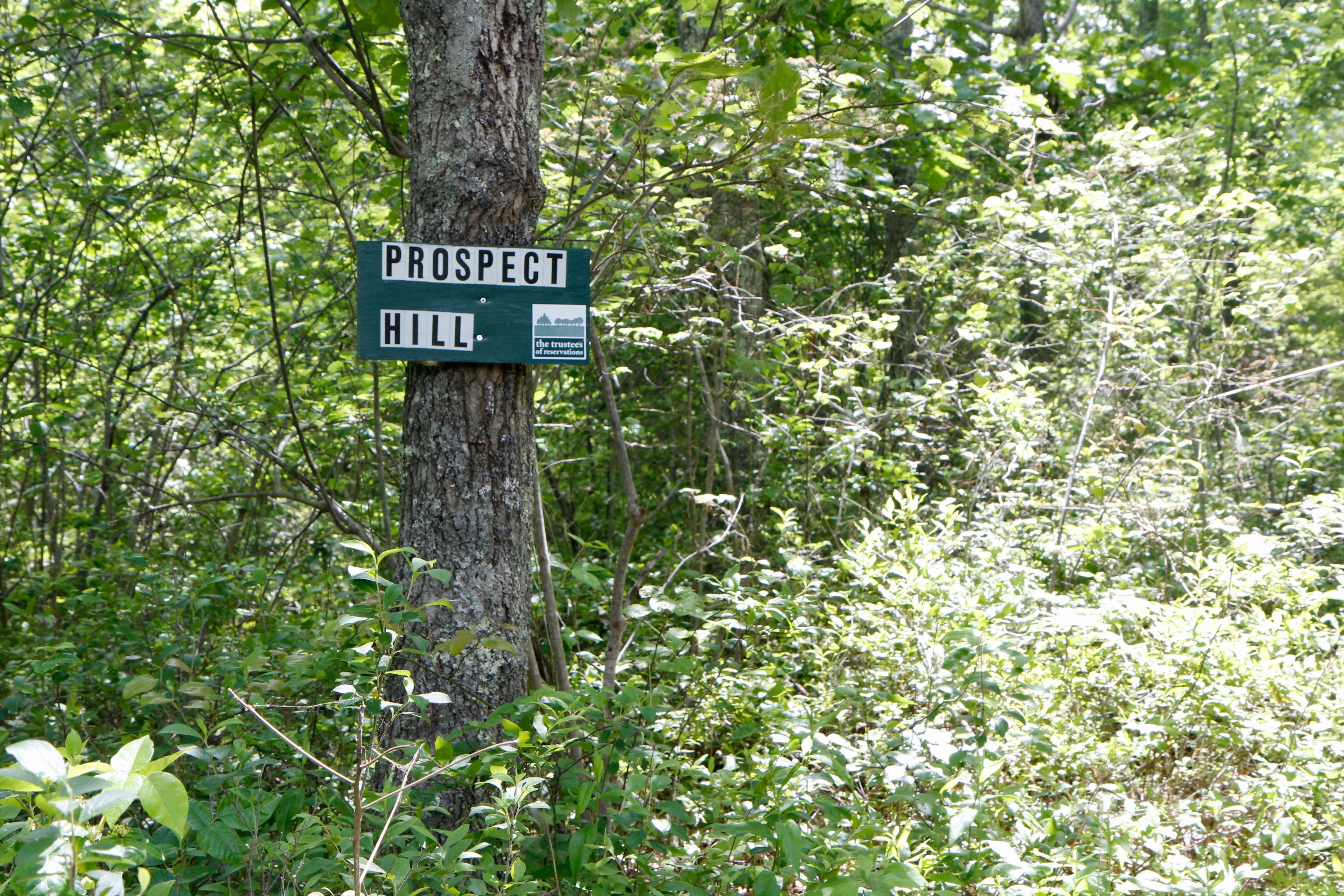 sign at trail turnoff