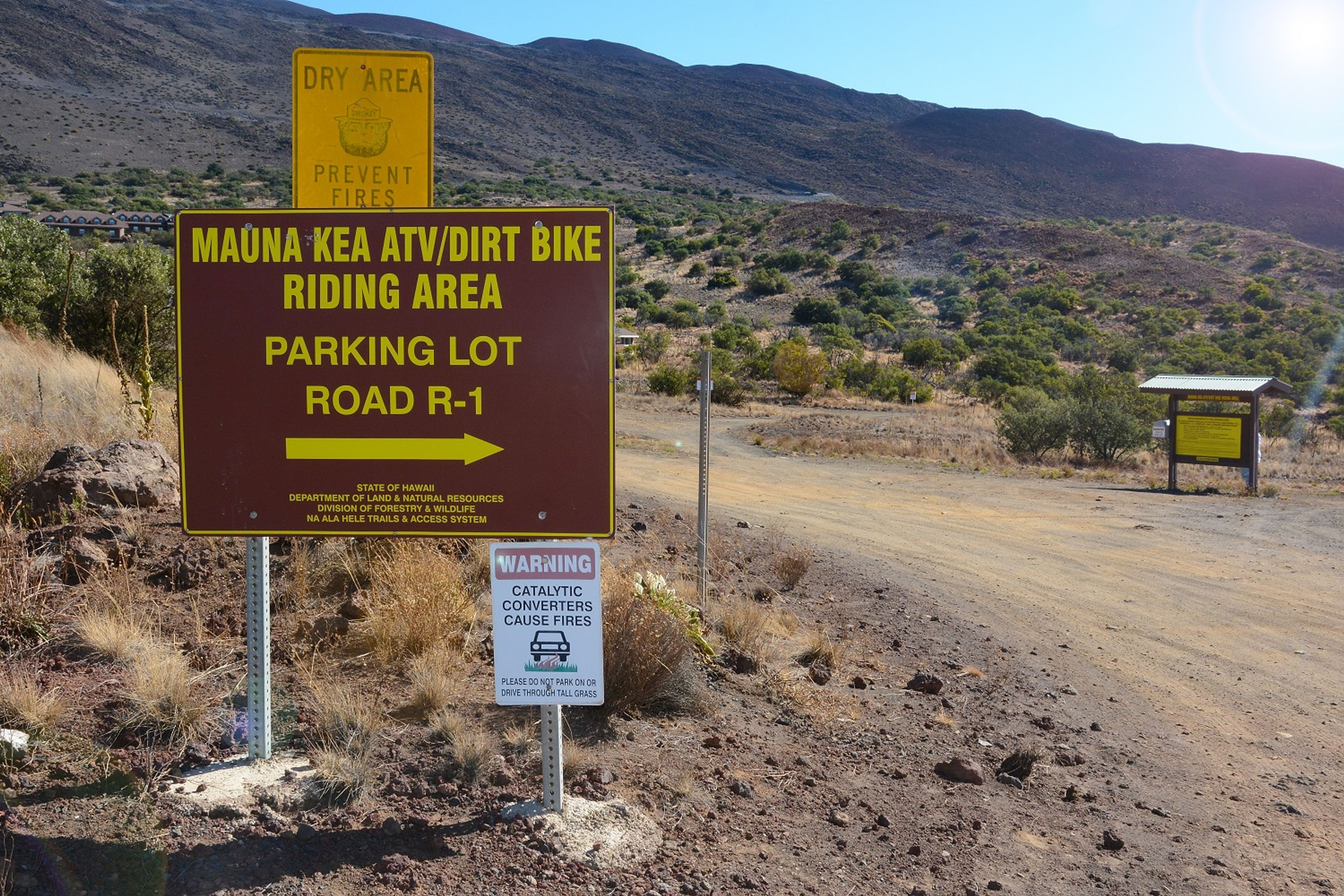 The Mauna Kea Access Road provides access to remote parts of Mauna Kea for multiple users.