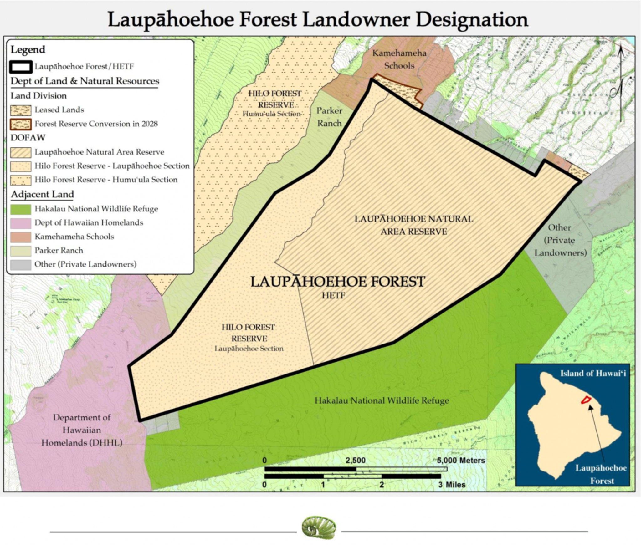 Laupahoehoe Forest Landowner Designation