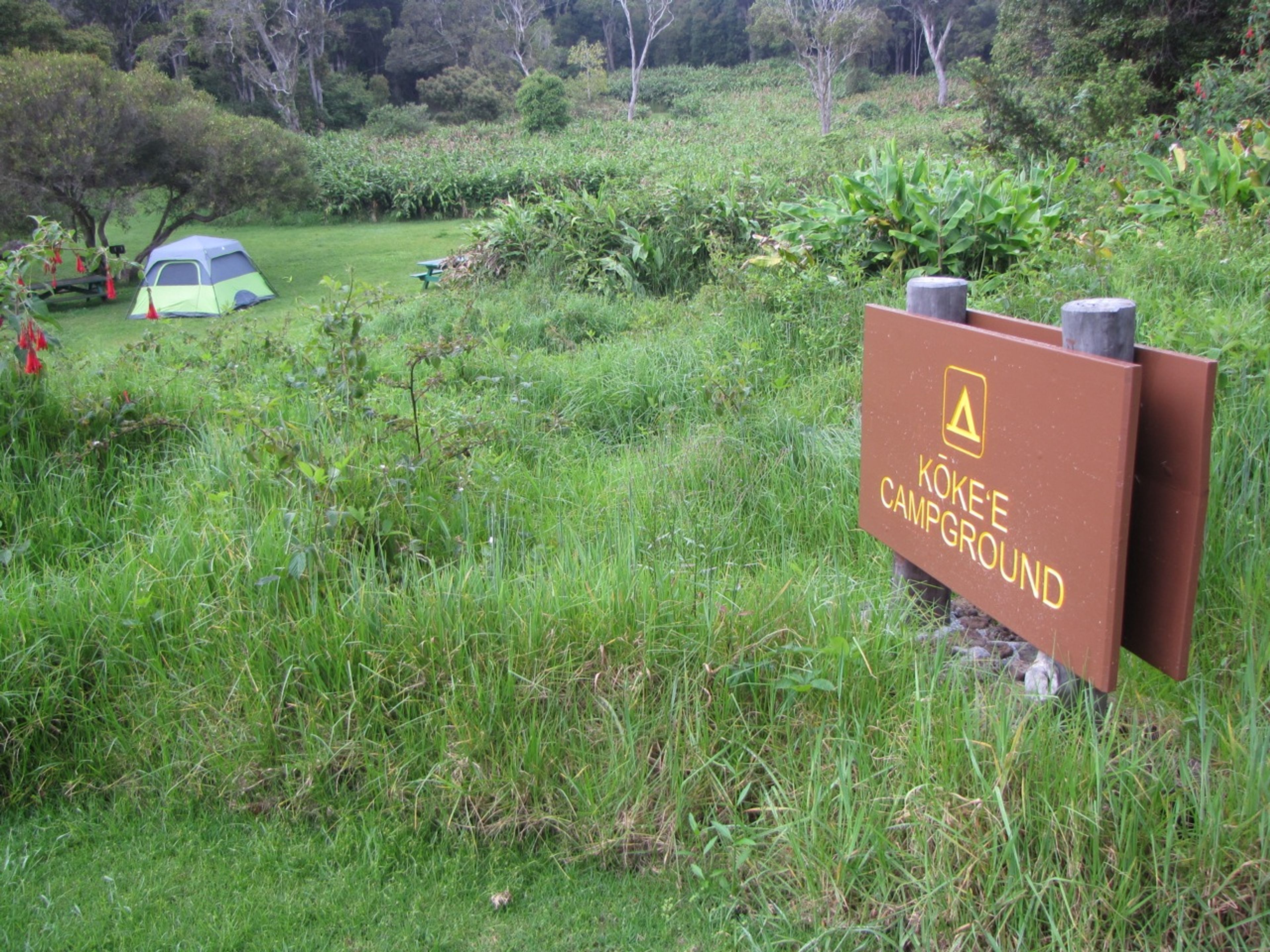 Kokee State Park Sign