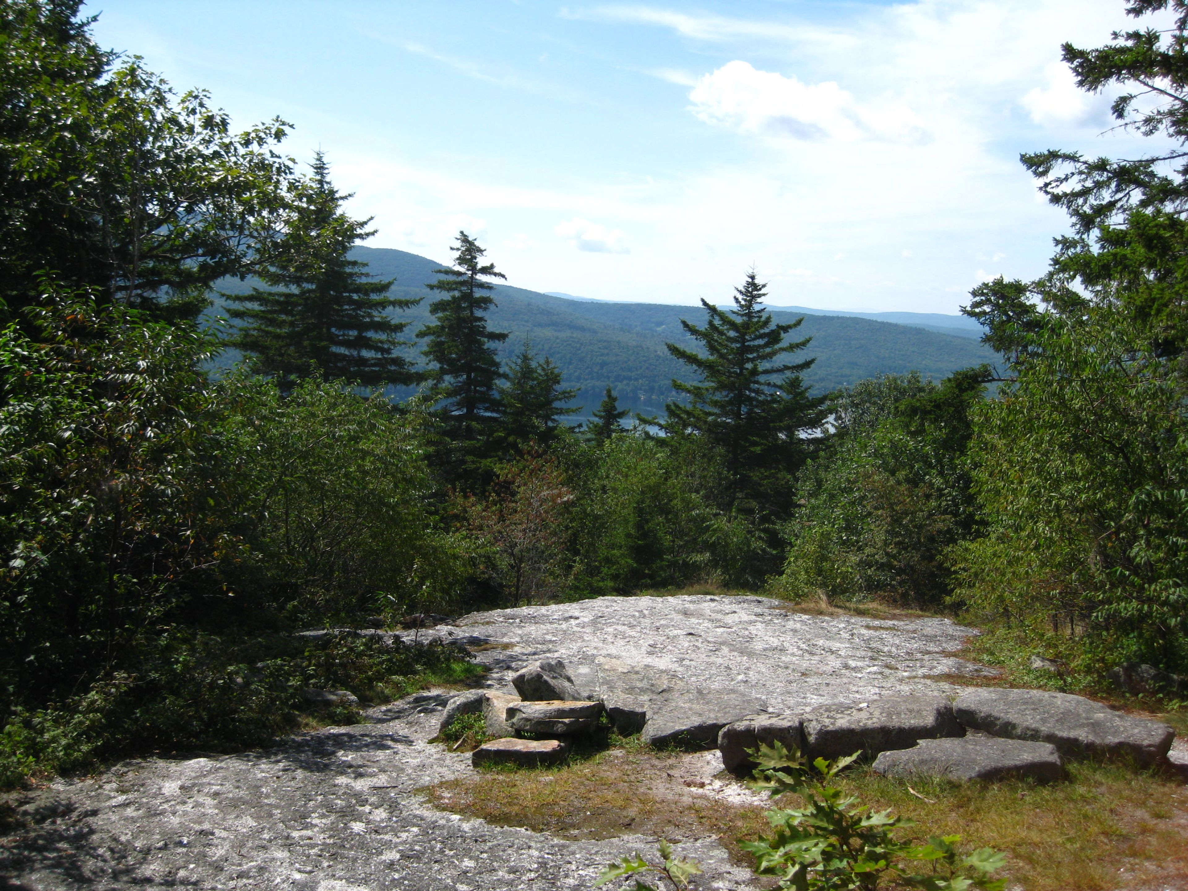 The view from Sunset Hill at Hay Reservation.