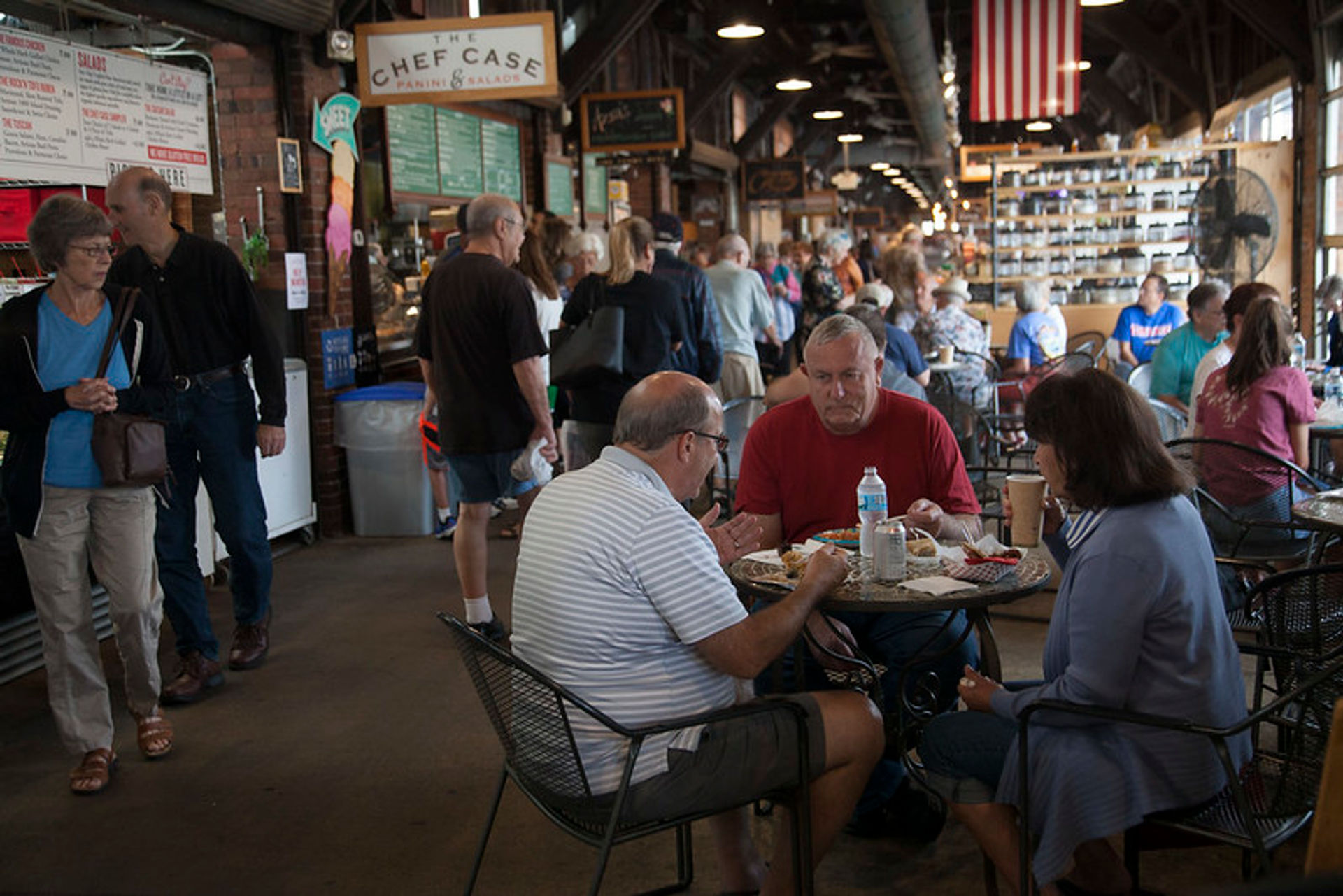 A bustling Saturday at the Market