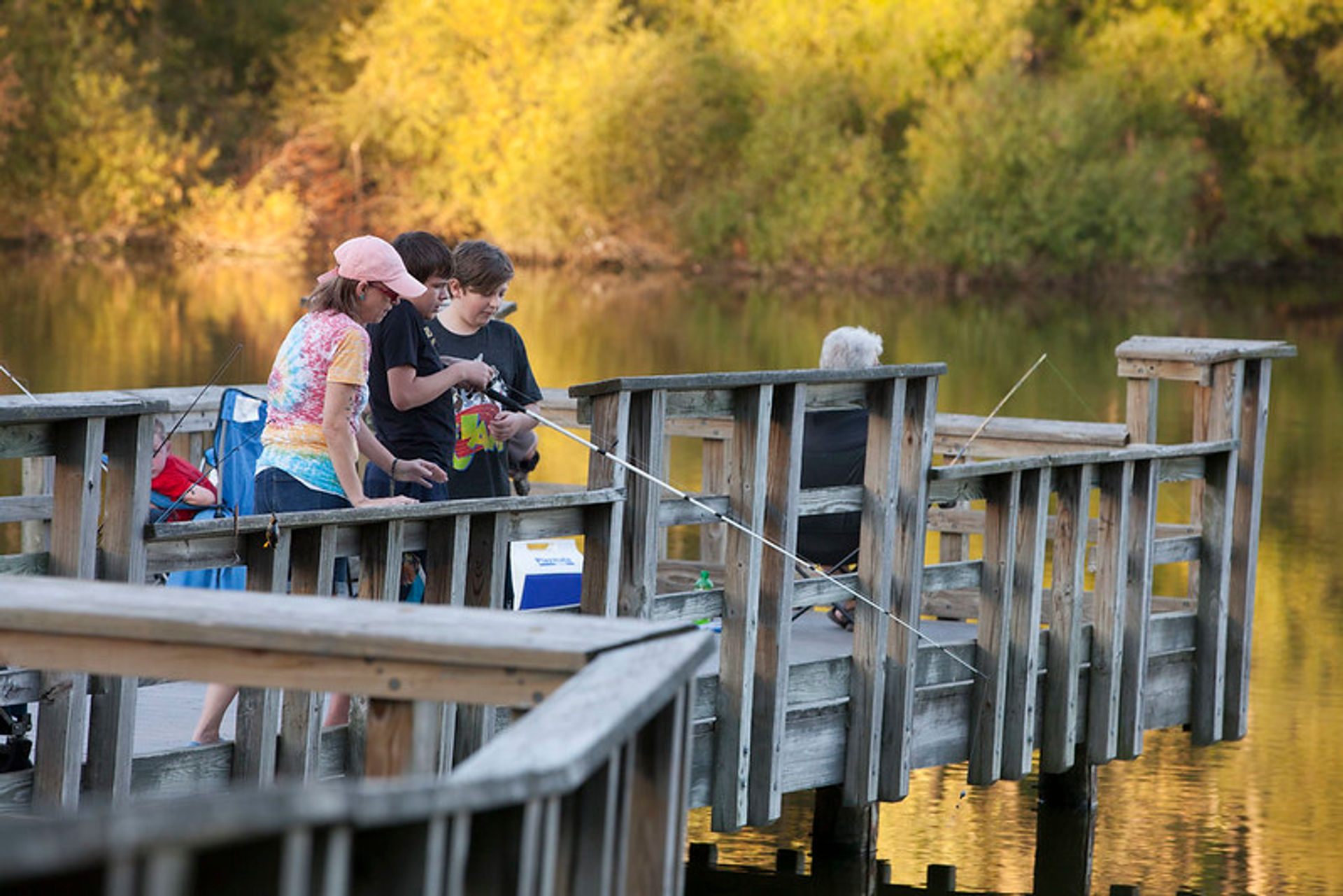 Fishing at Cedar Lake