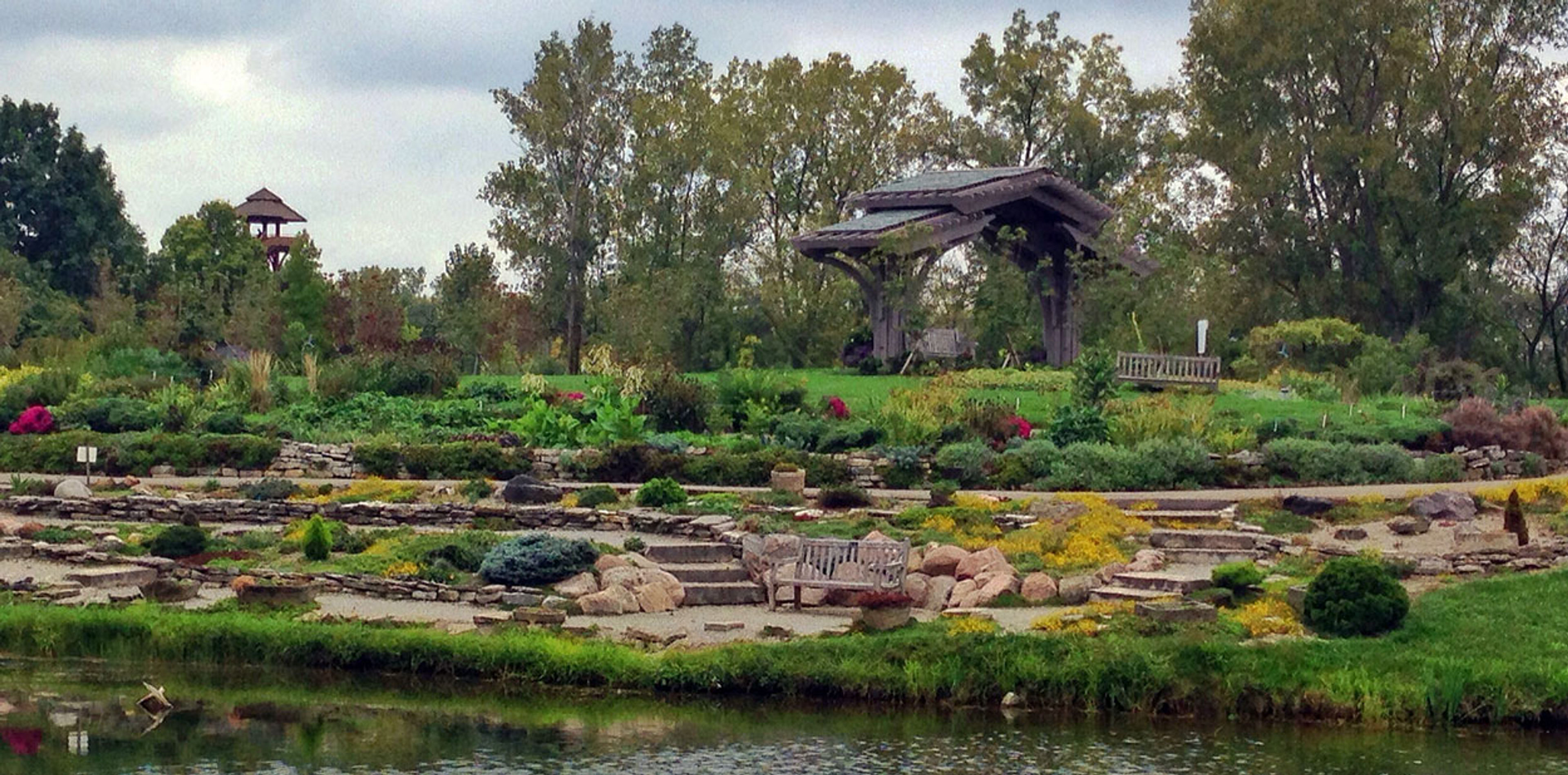 Garden displays at Cox Arboretum