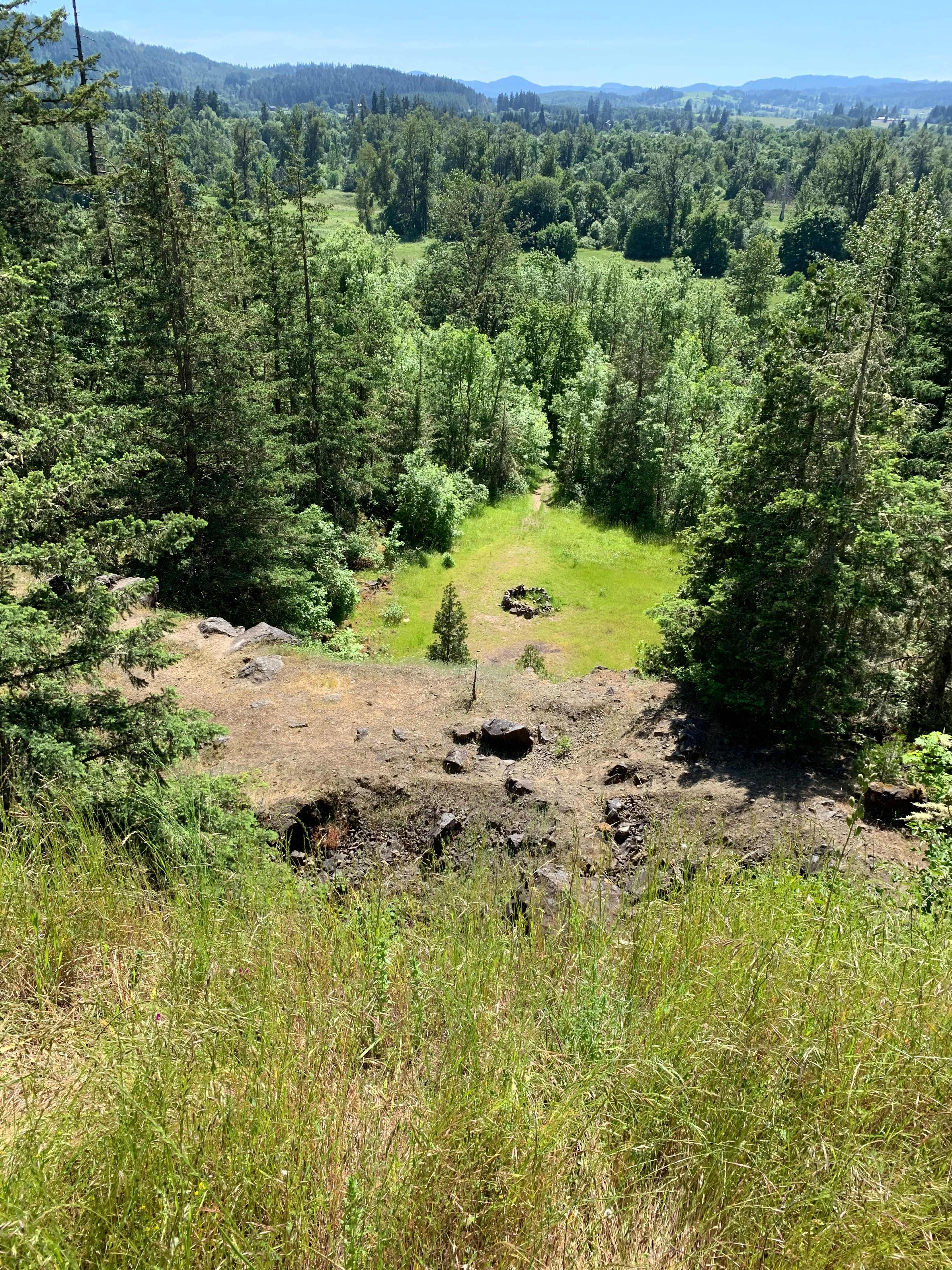 View from the top of the South Quarry