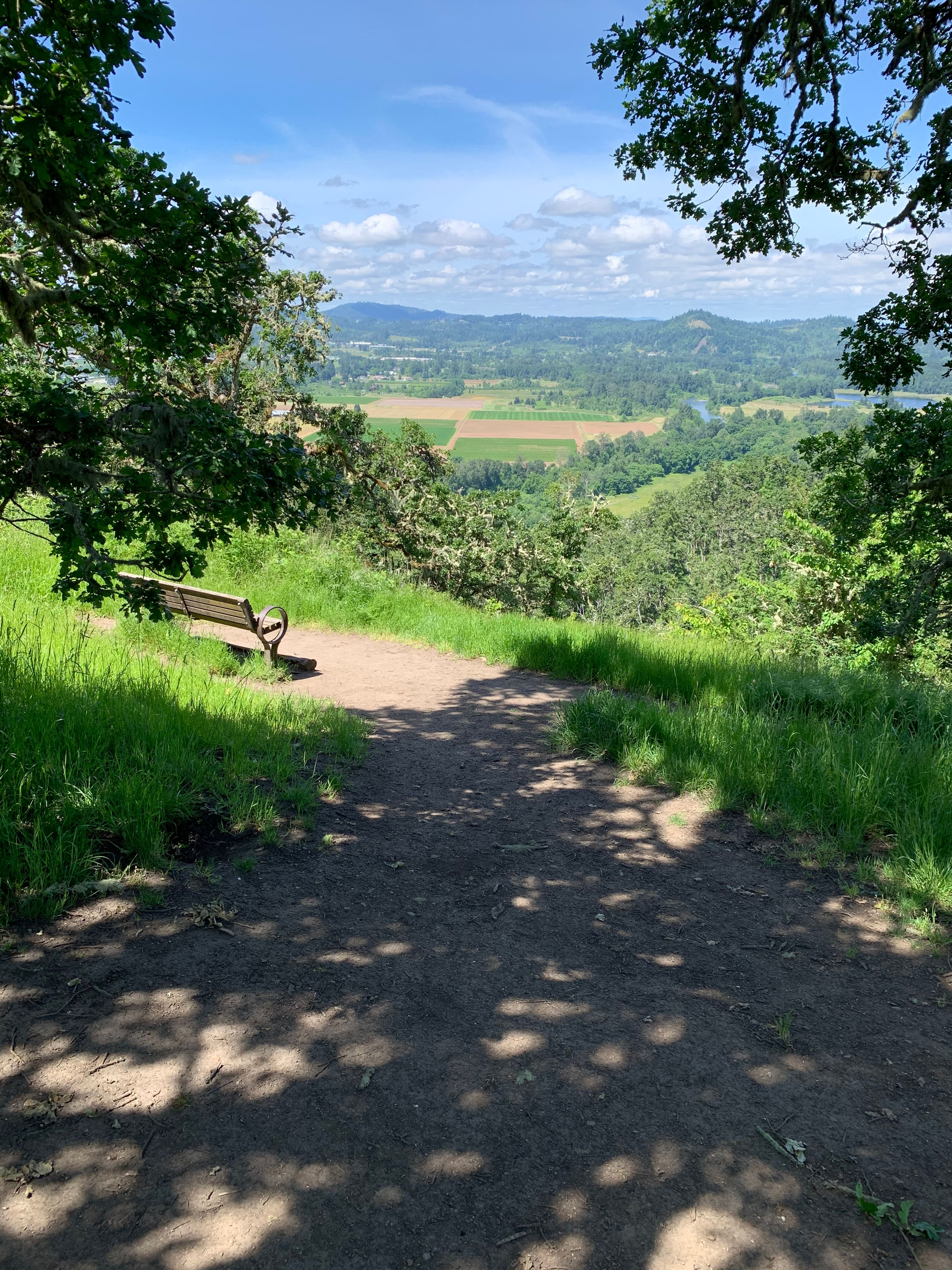 Long Views to the Northwest from Swing Hill