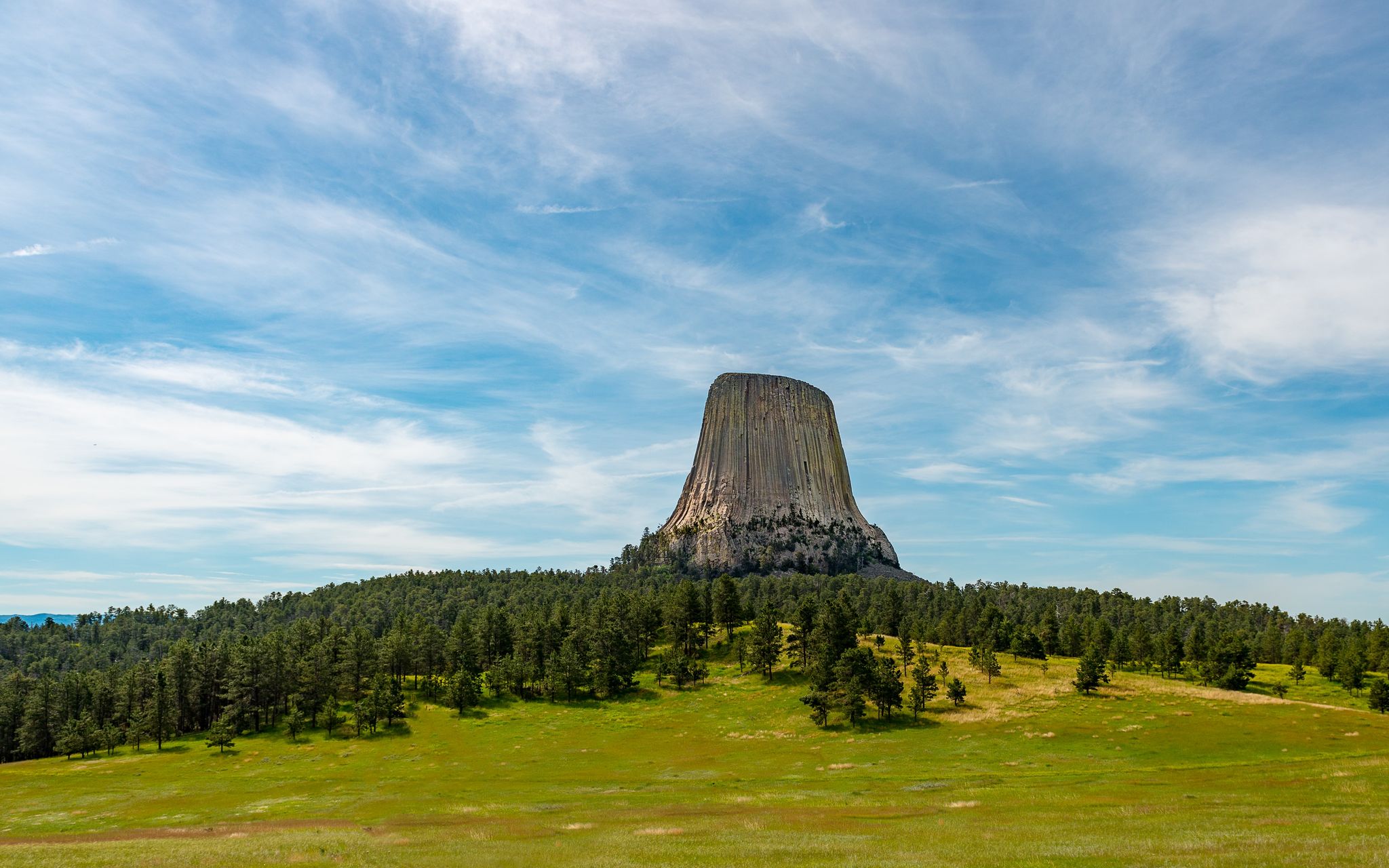 Devil's Tower National Monument, Crook County, Wyoming, USA.