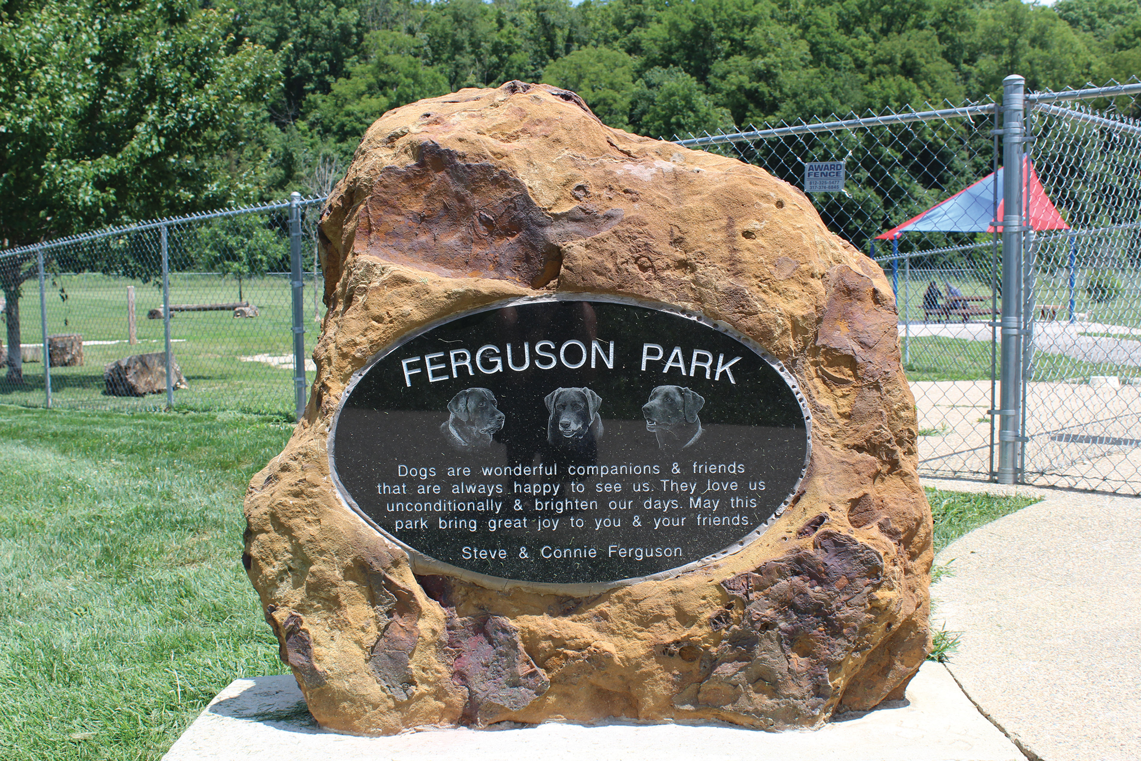 Ferguson Dog Park welcomes dog visitors and their humans