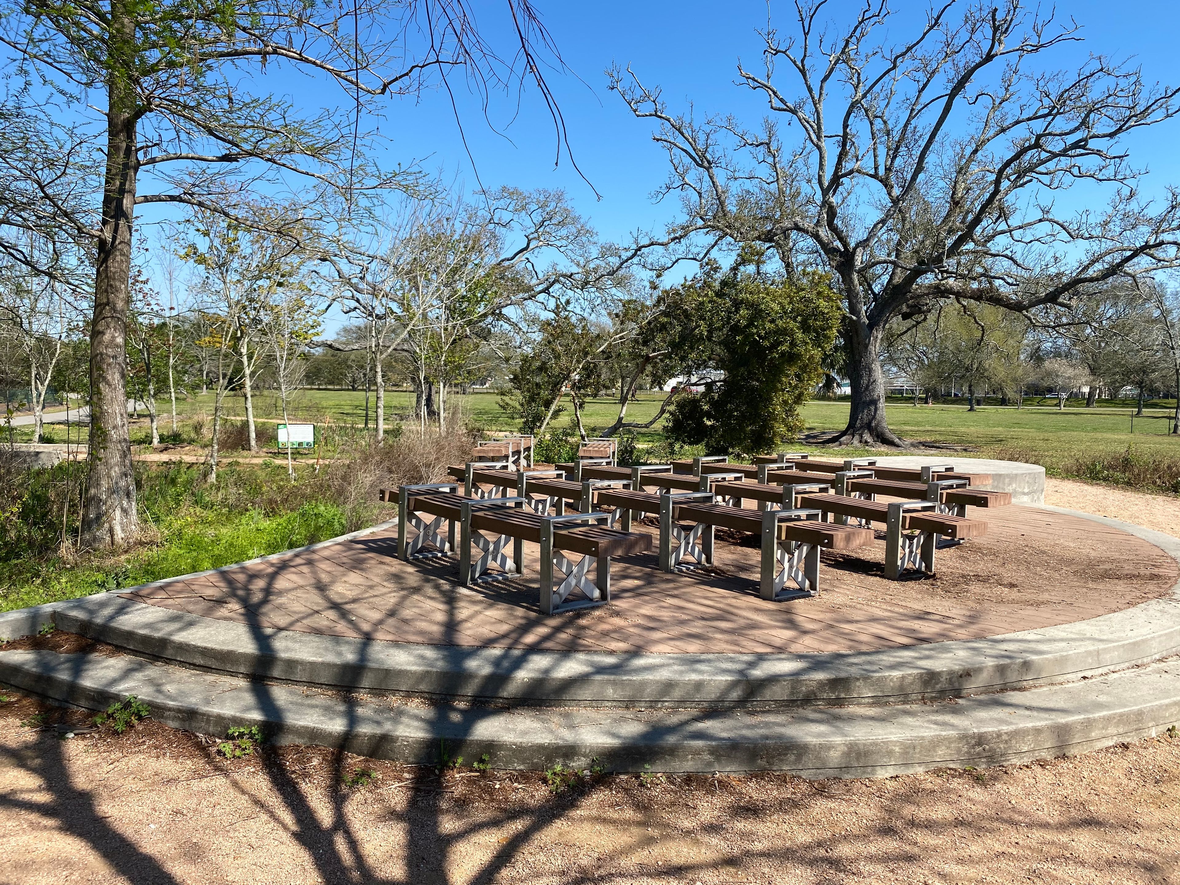 New Orleans City Park Outdoor Classroom on Pigeon Island 