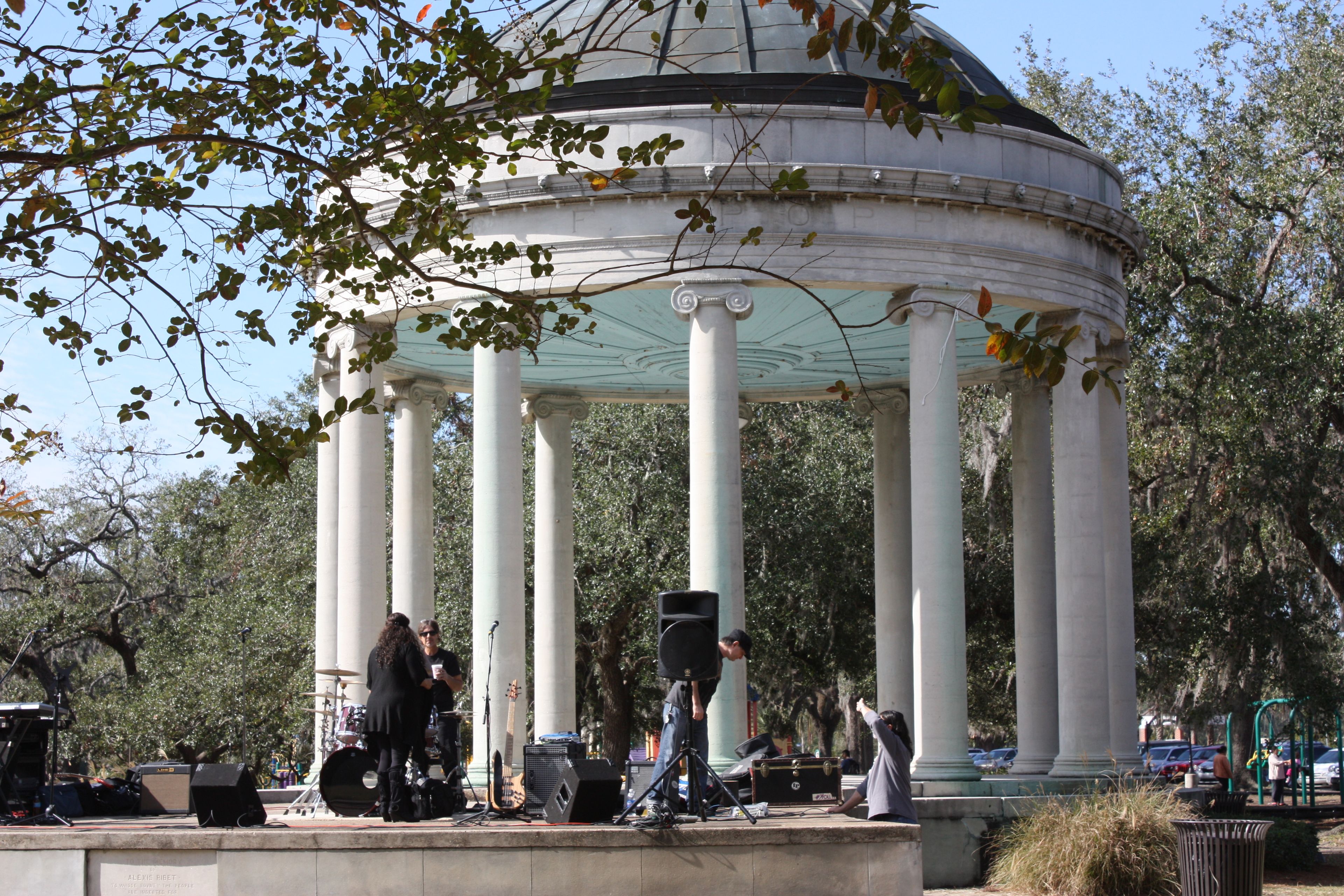 New Orleans City Park Popp's Bandstand