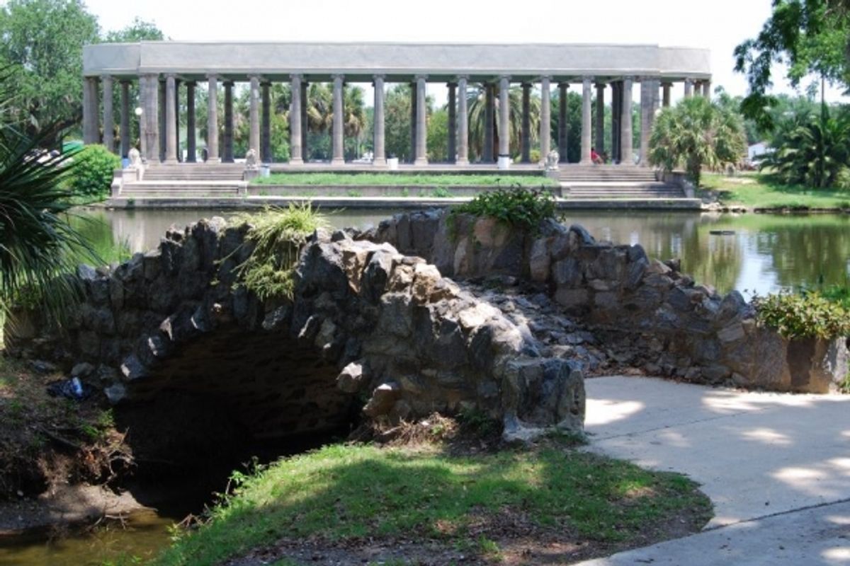 New Orleans City Park Goldfish Bridge