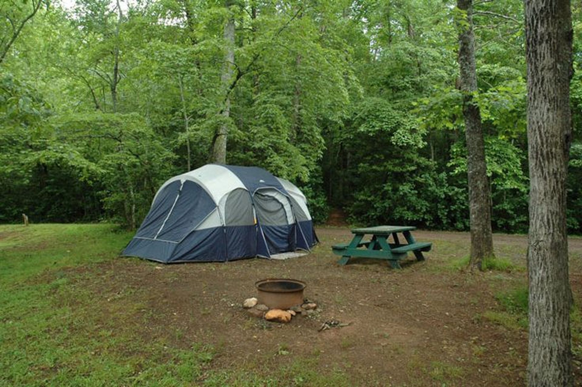 Primitive Camping at Jacoby Road Canoe Launch