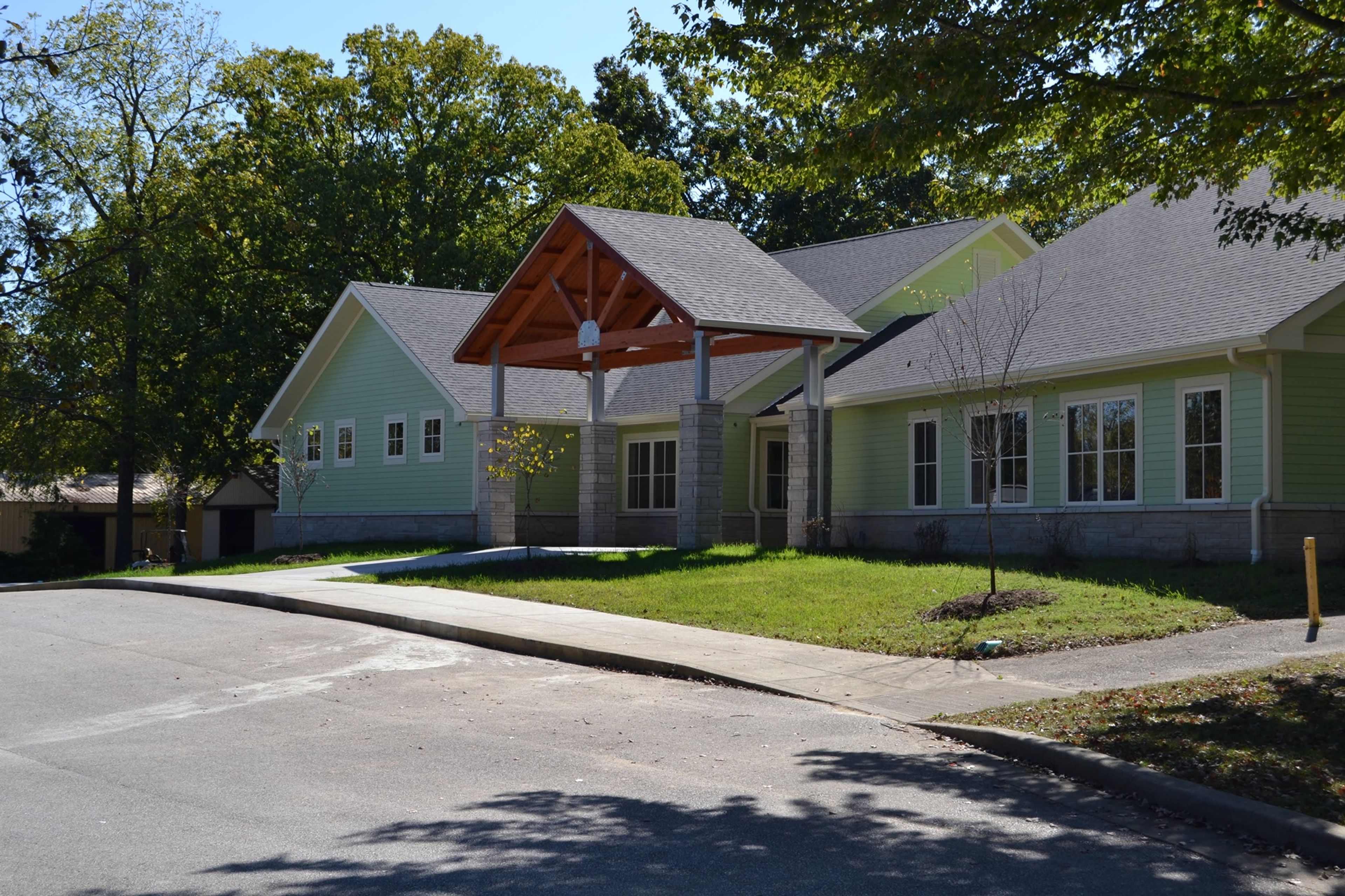 Cascades Golf Course Clubhouse in Bloomington, Indiana.