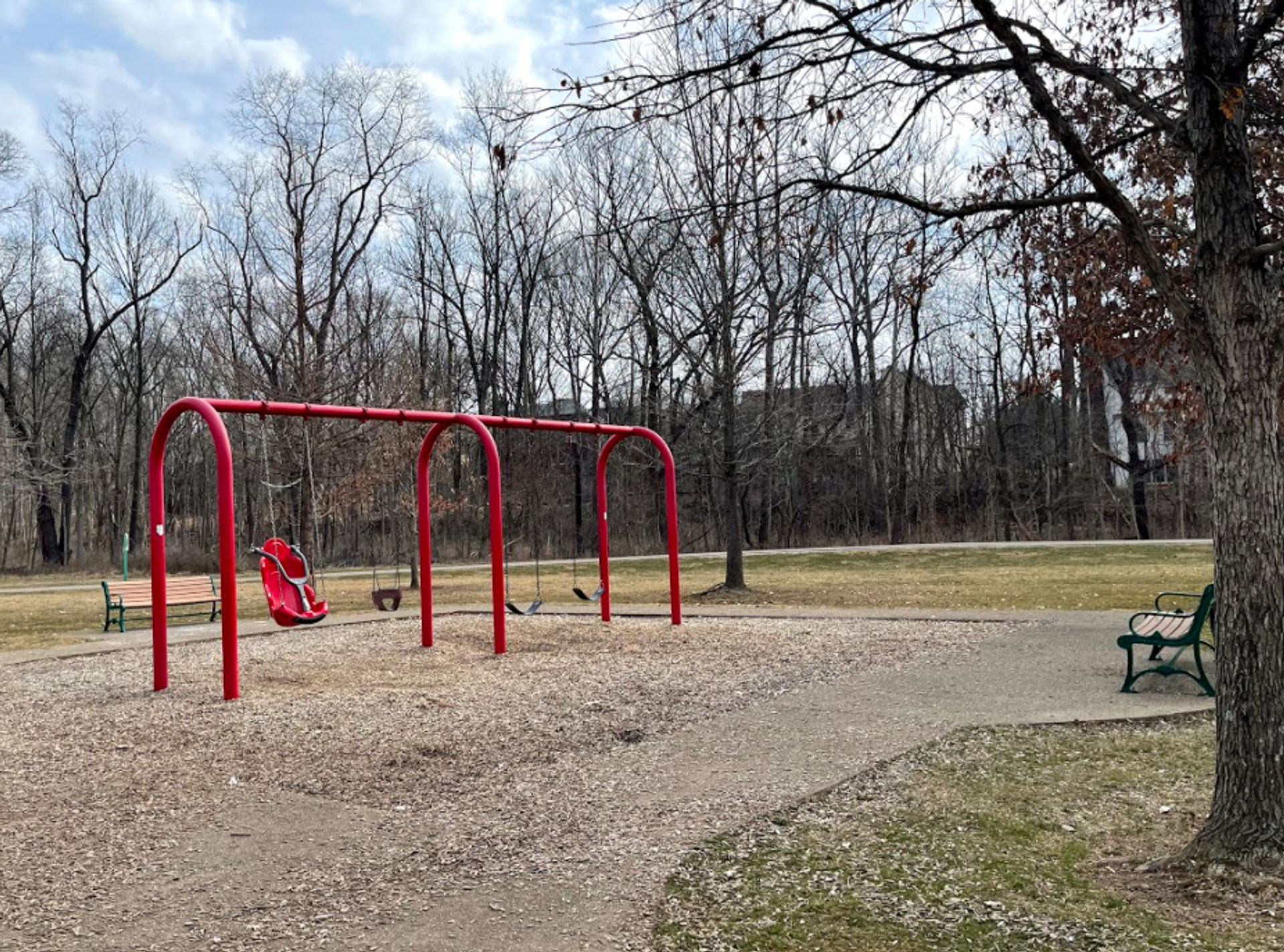 Sherwood Oaks Park Playground Swings