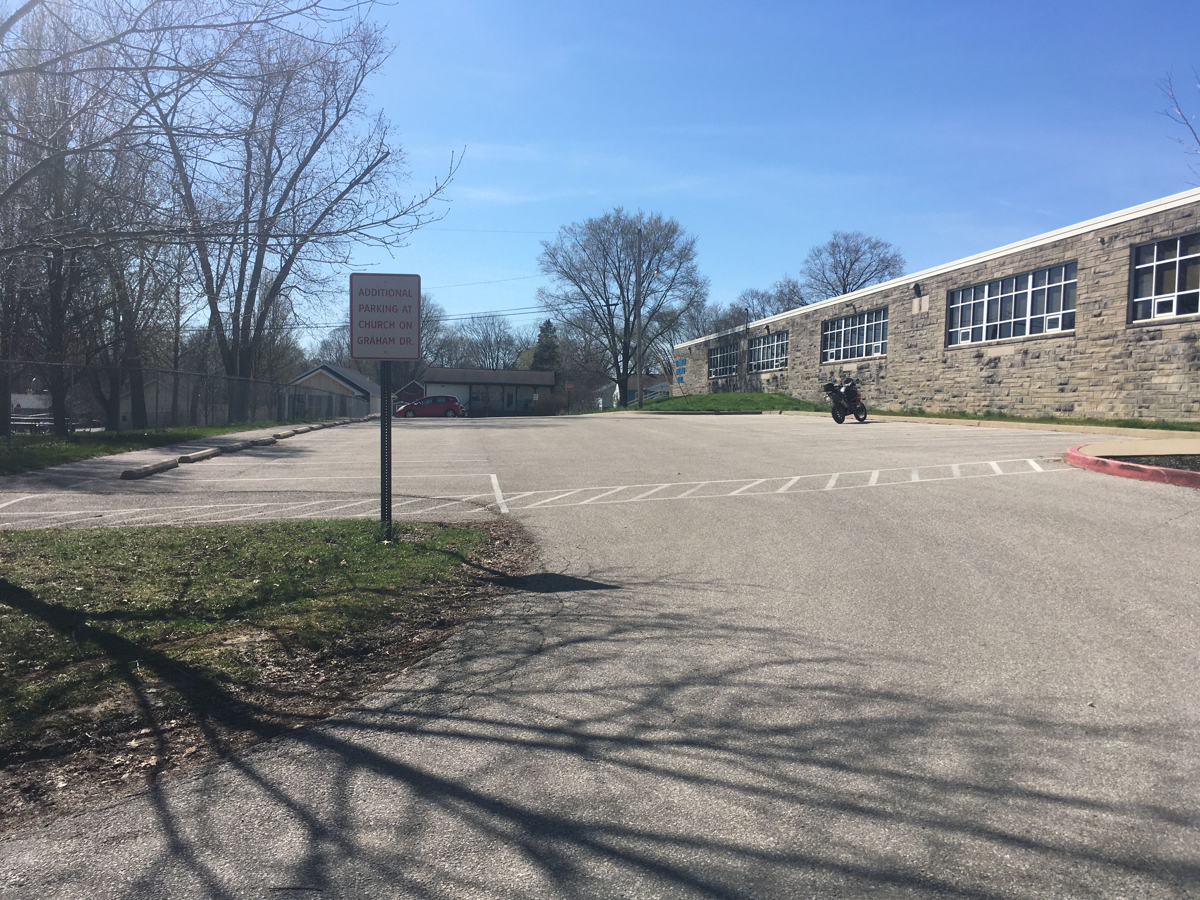 Broadview Park South Parking Lot Entrance 