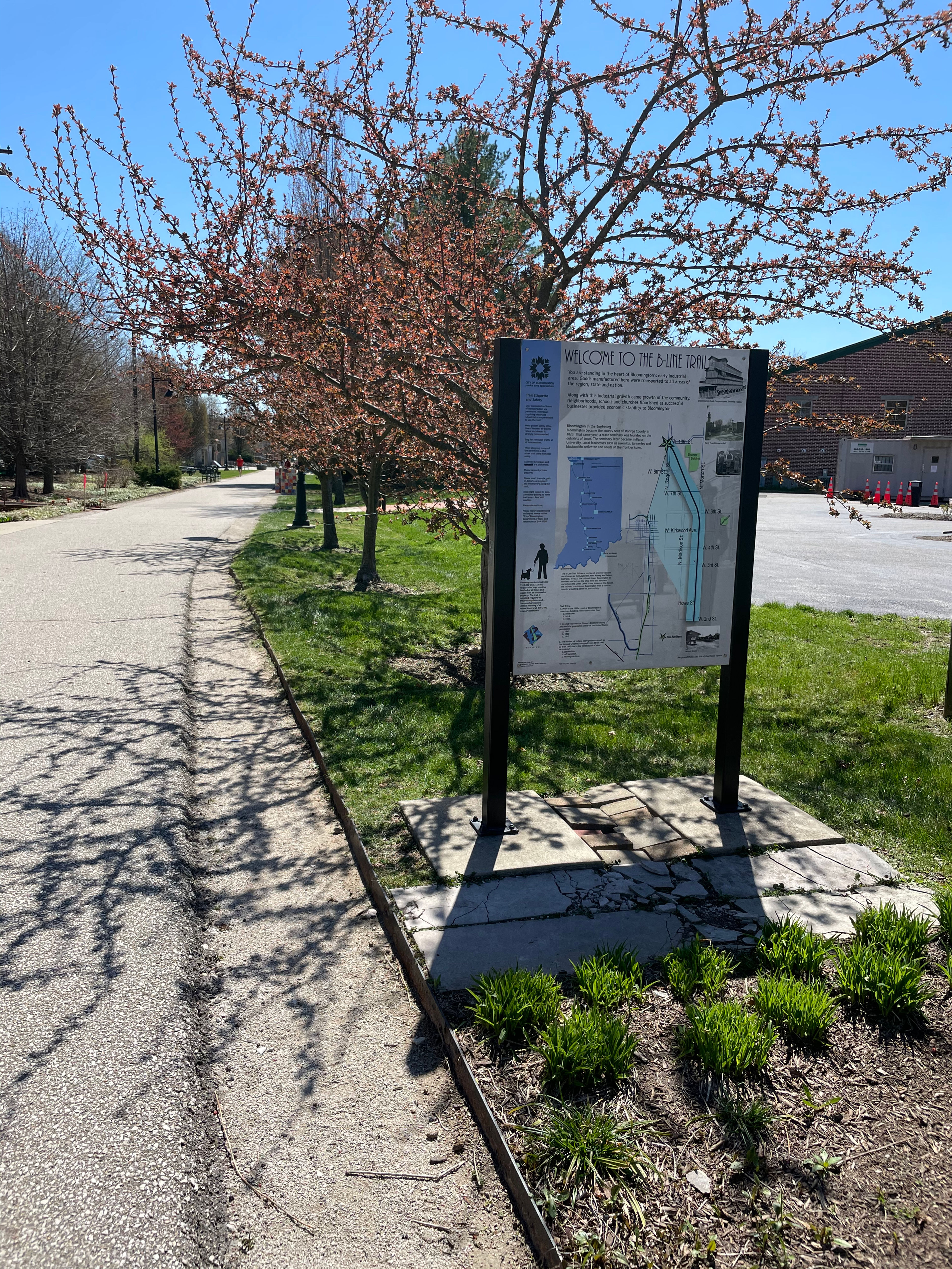 B-Line Trail Walk Sign #2