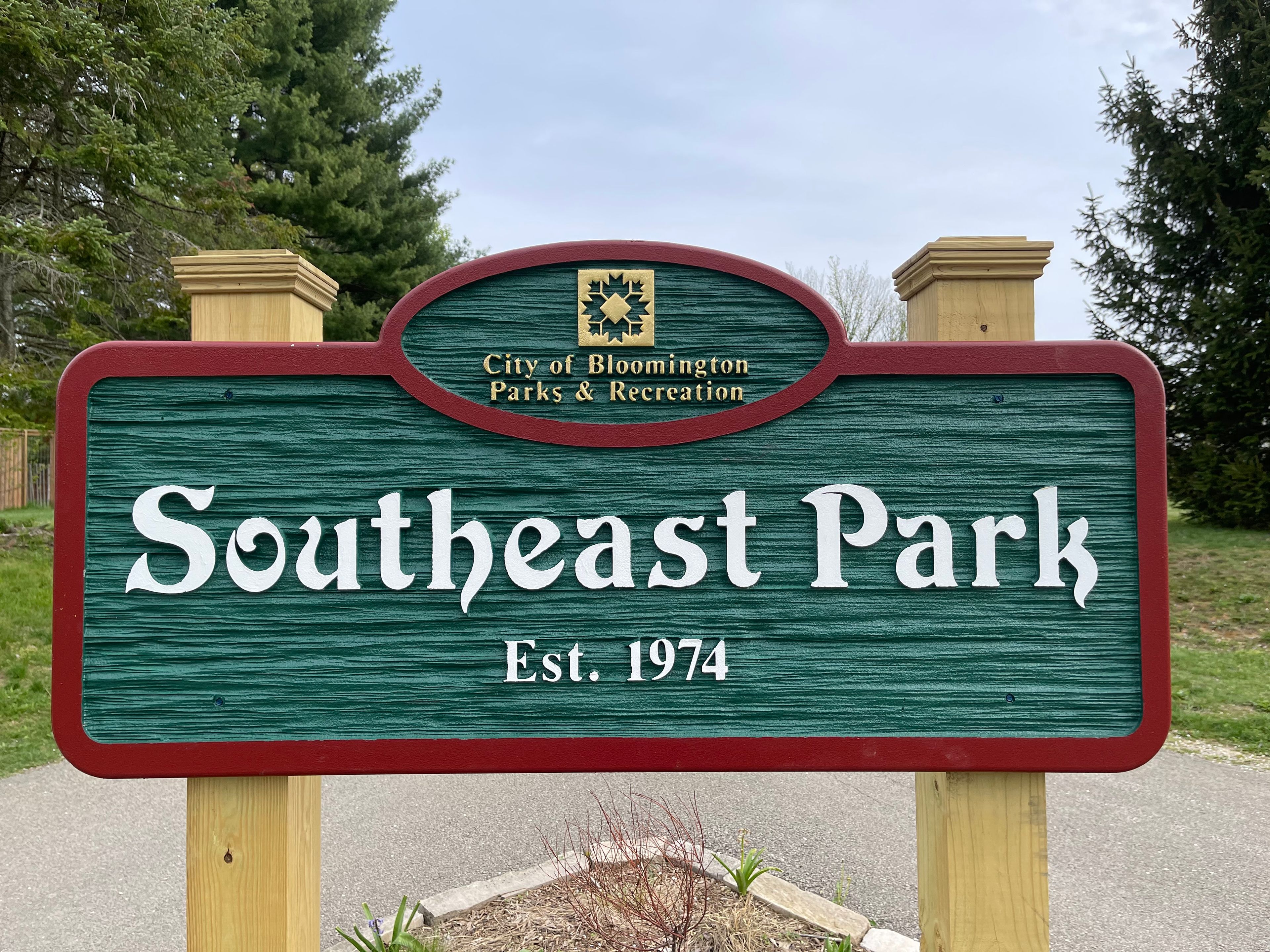 Southeast Park Sign (est. 1974)