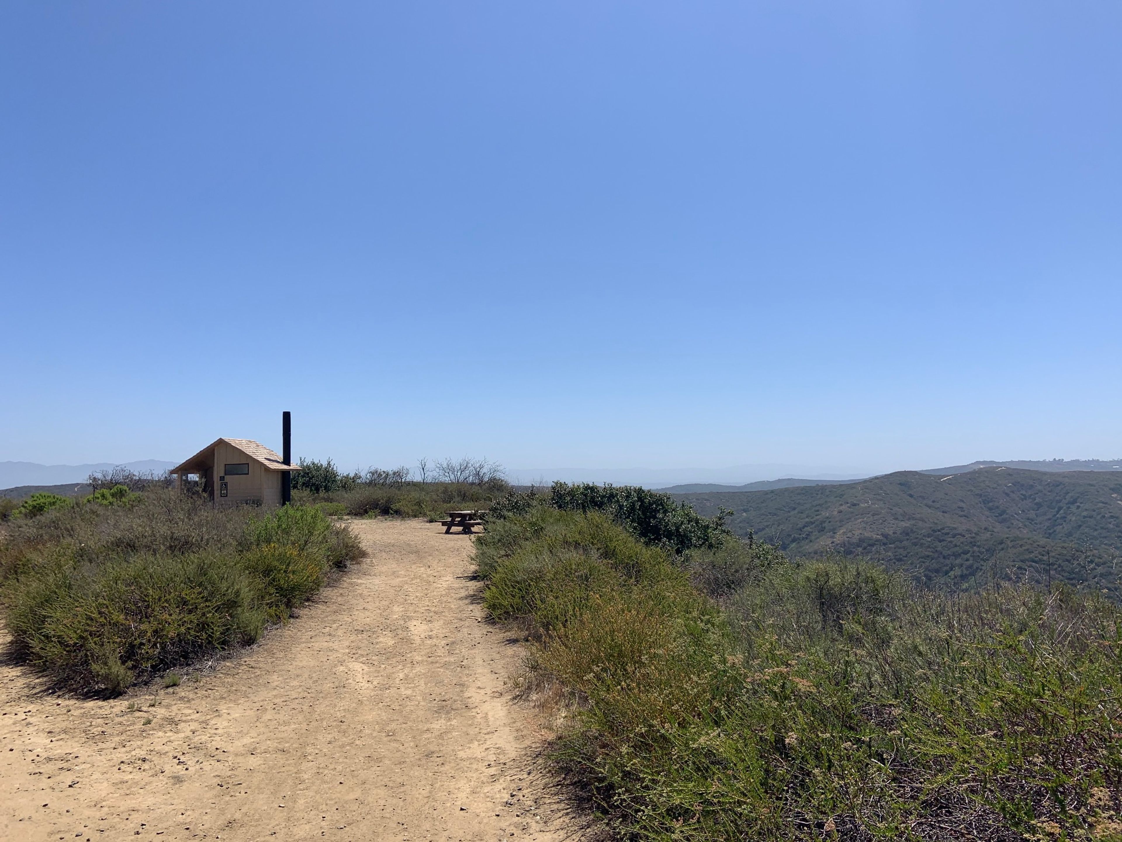 Restroom at Lower Moro Ridge Environmental Campground