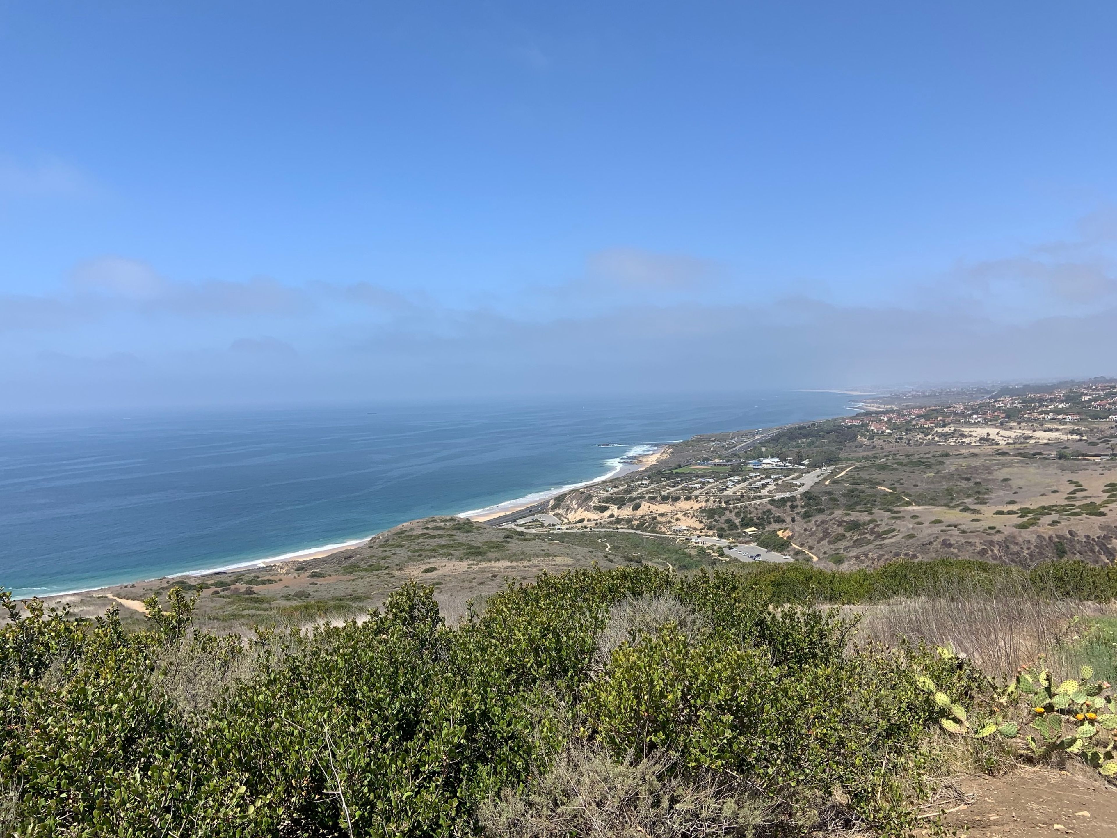 Great view of the coast from the BFI trail