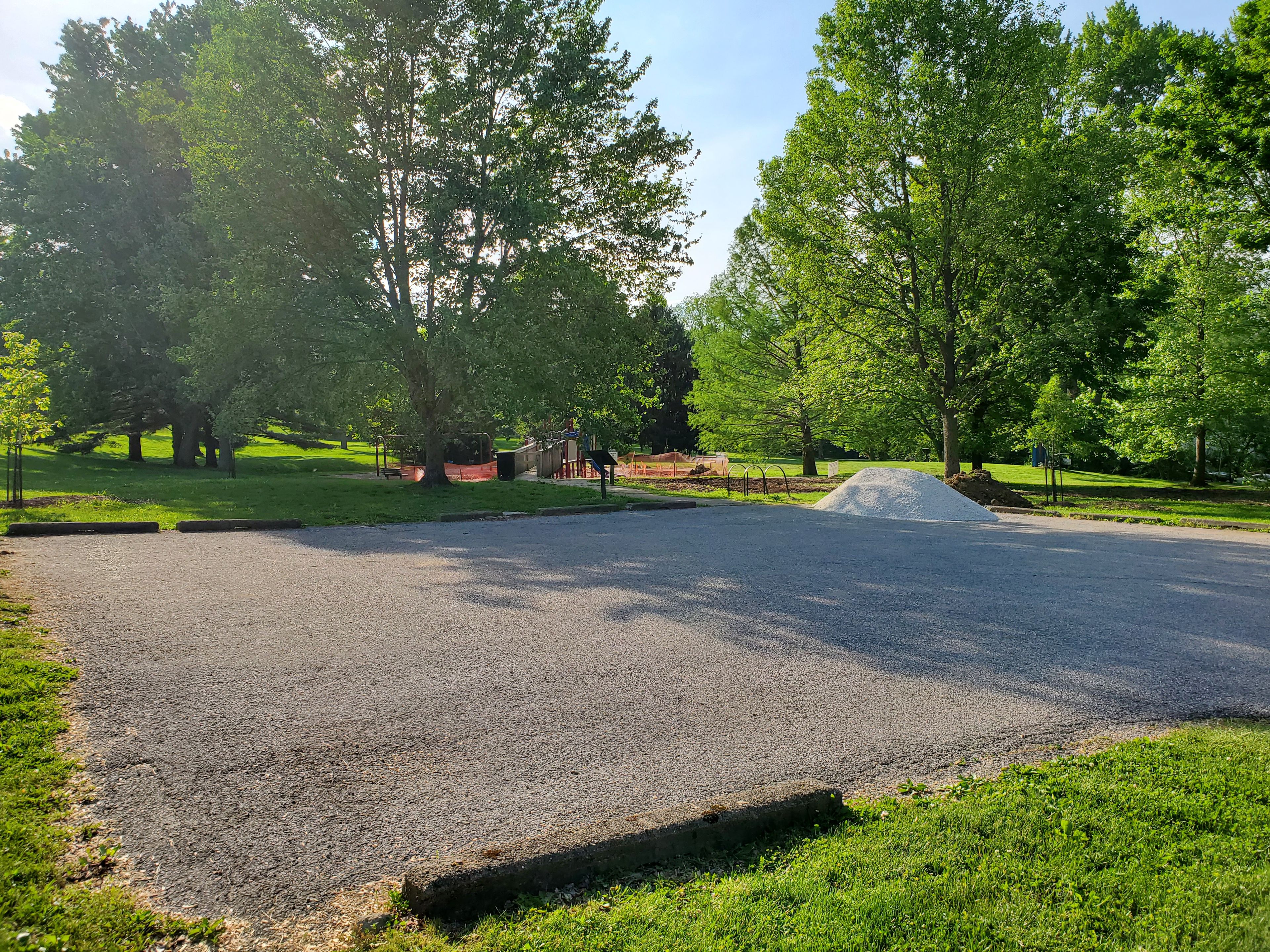 Butler Park east parking lot 2