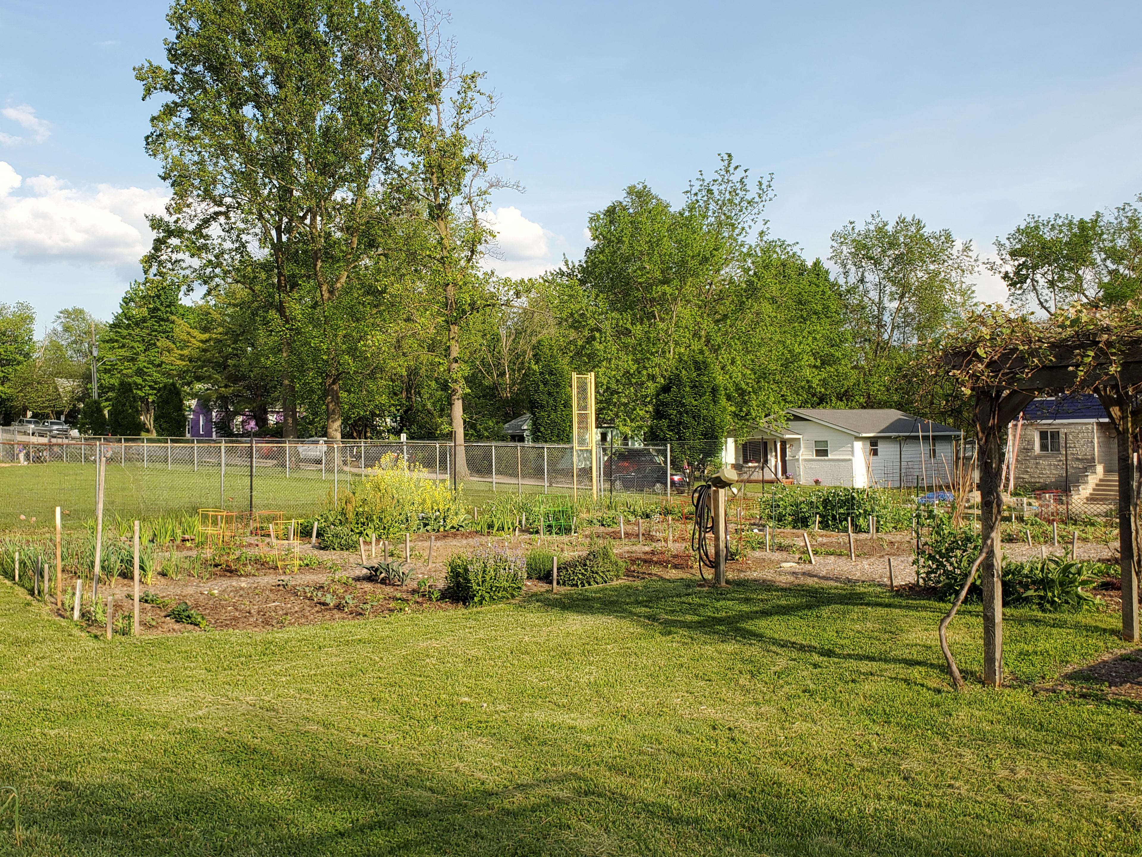 Butler Community Garden, looking southeast