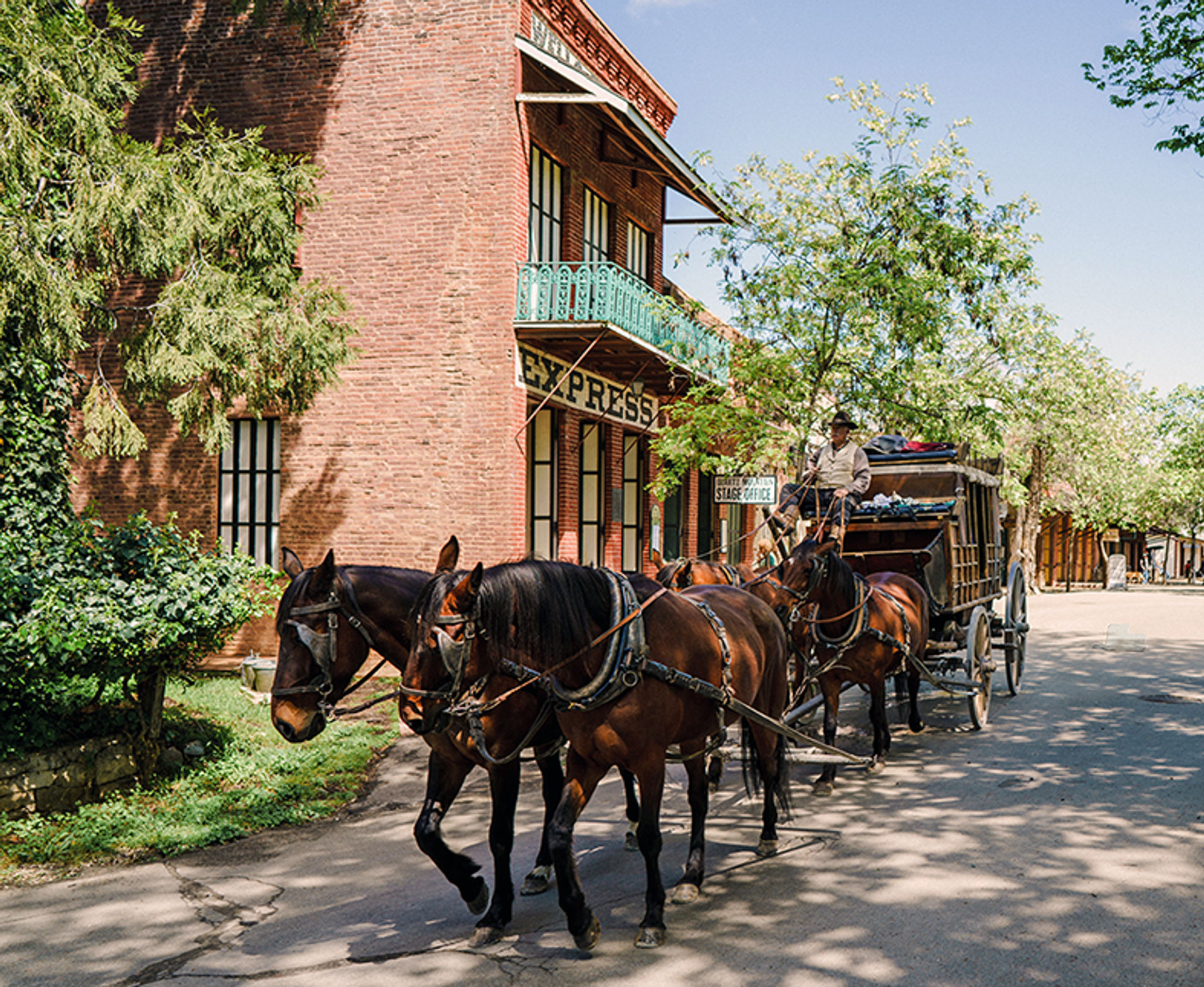 Stagecoach in Columbia State Historic Park