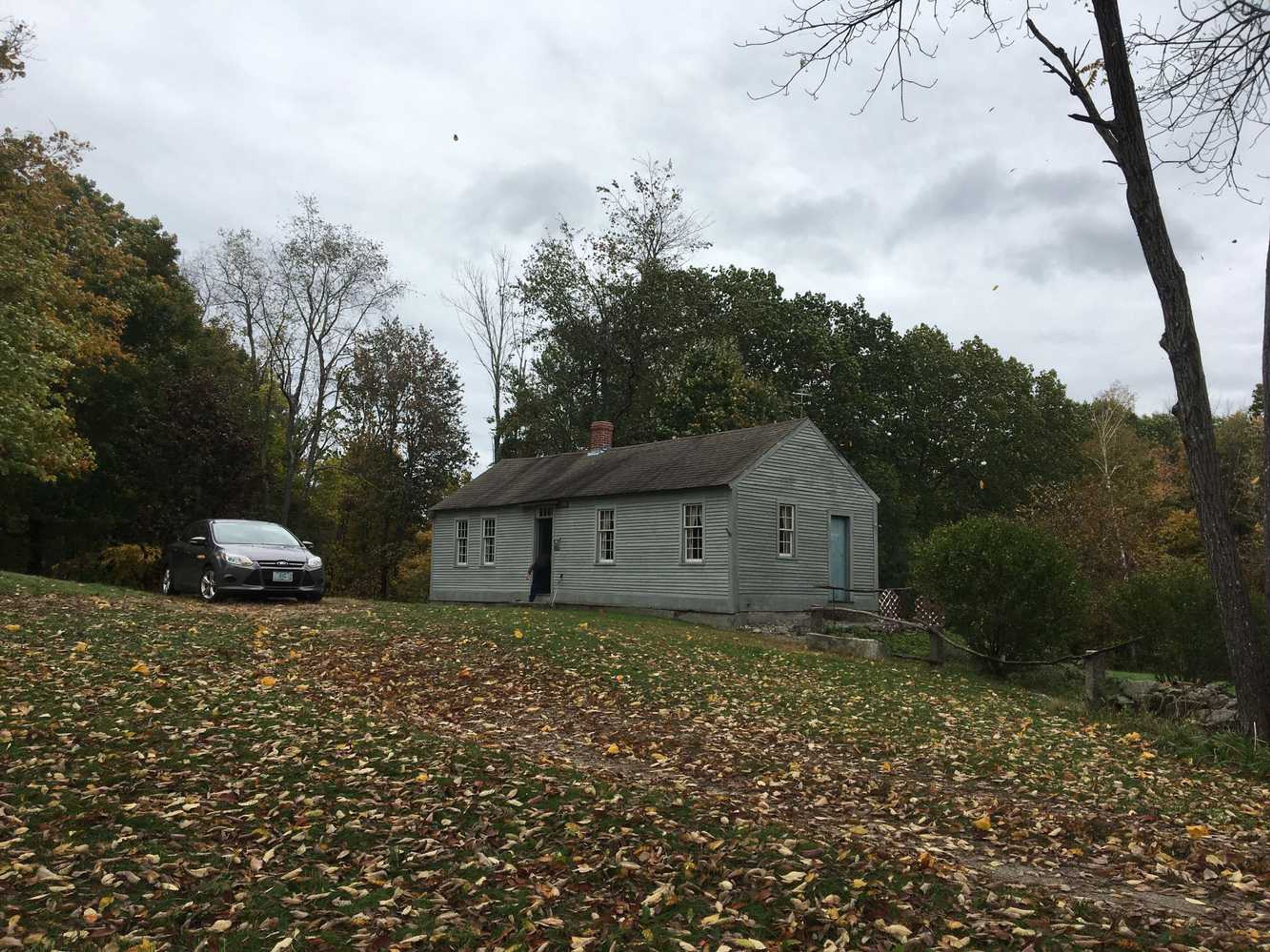 The historic Gould House is open to visitors when the caretakers are on the property. Watch for a car out front and open door, like in this photo!