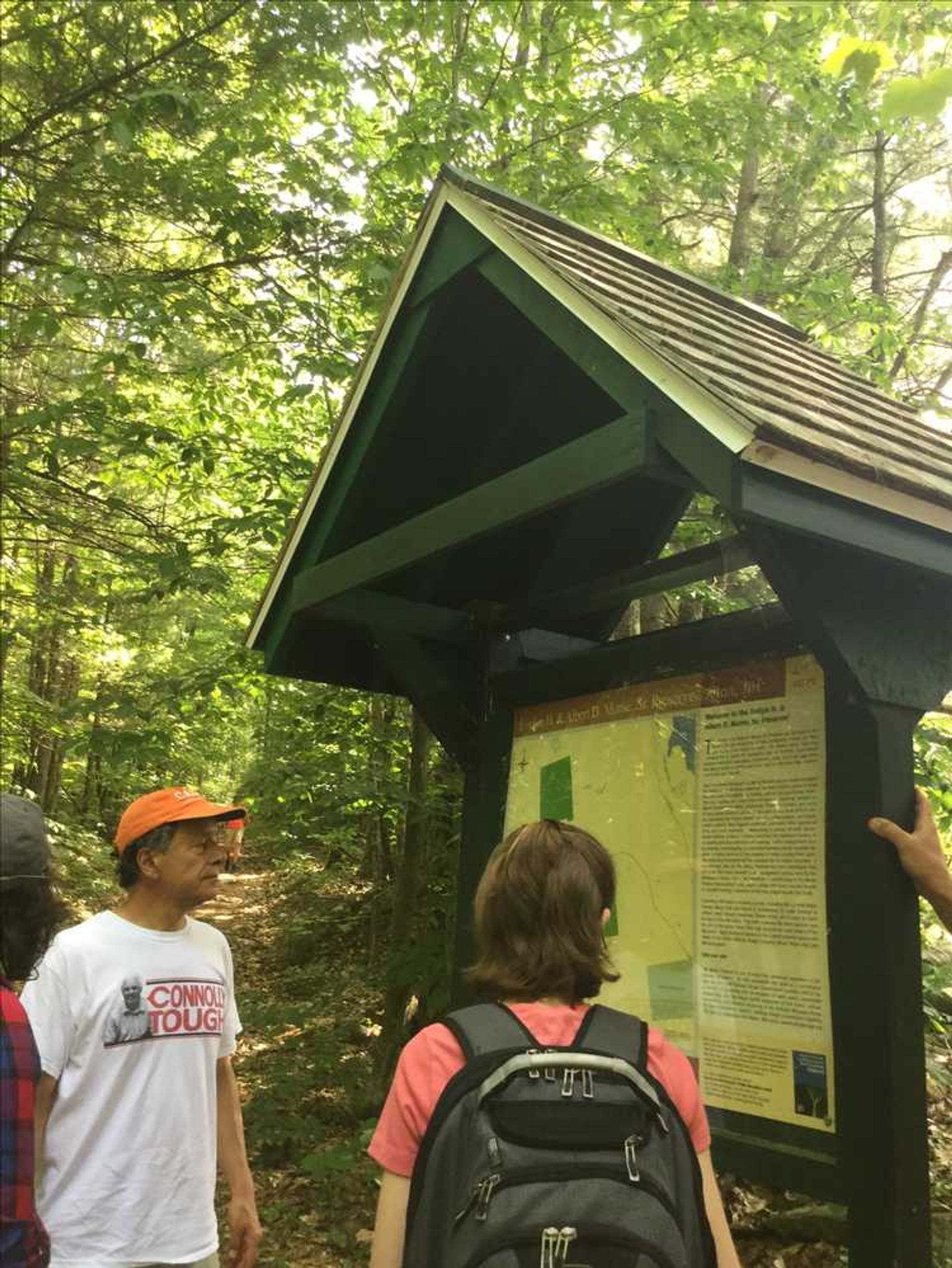 Check out the kiosk for a detailed trail map.