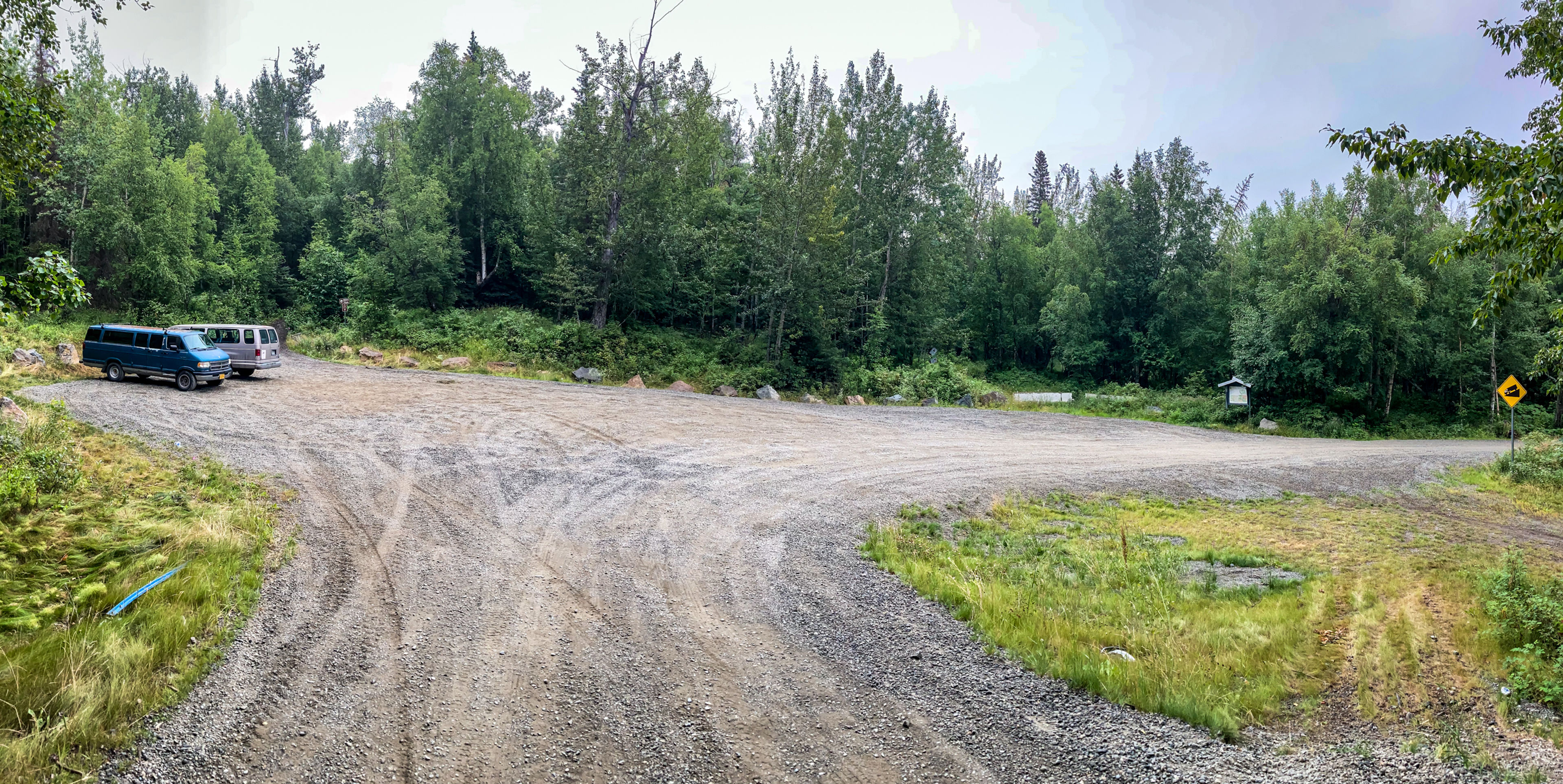 View from the Maud Road Extension of the Rippy Trailhead parking area.