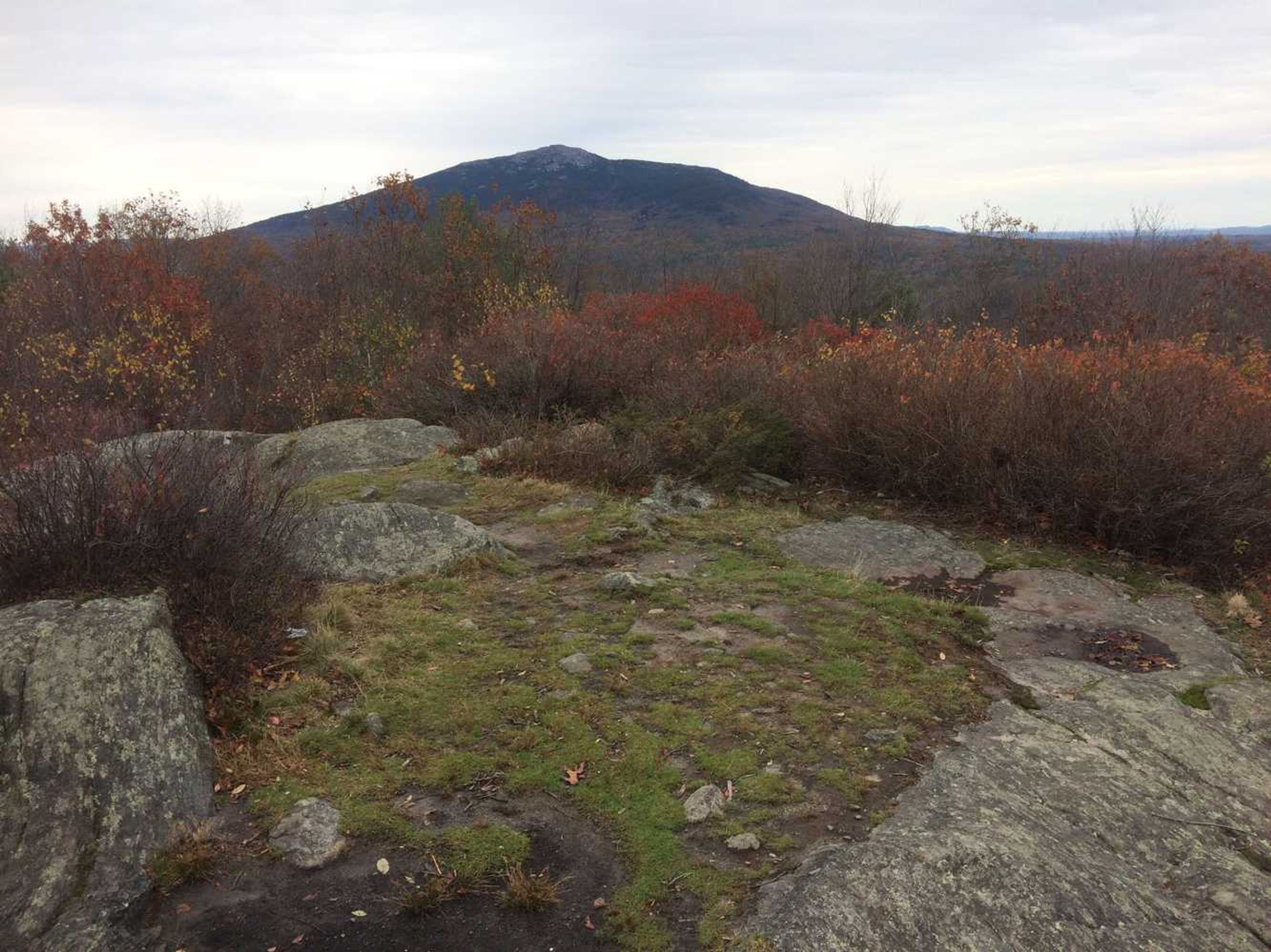 A view of Mount Monadnock in autumn.