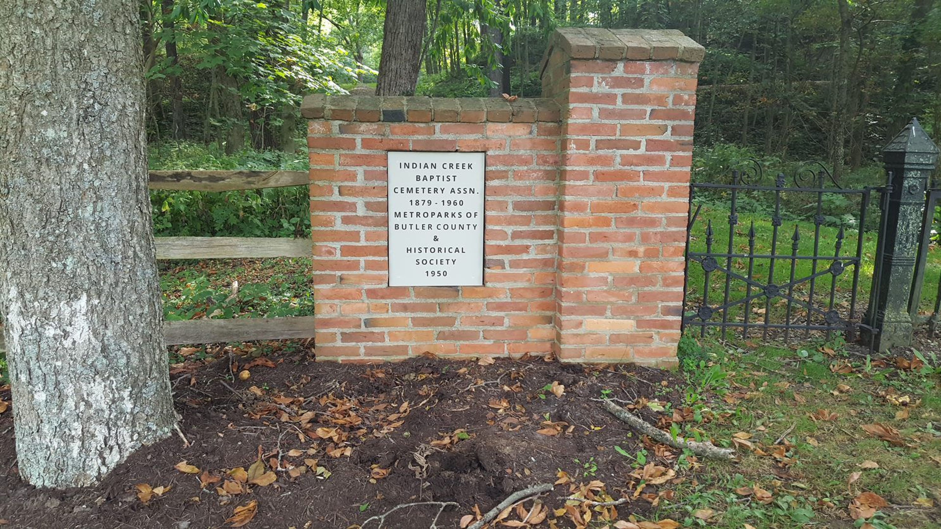 Gate at Indian Creek Pioneer Church