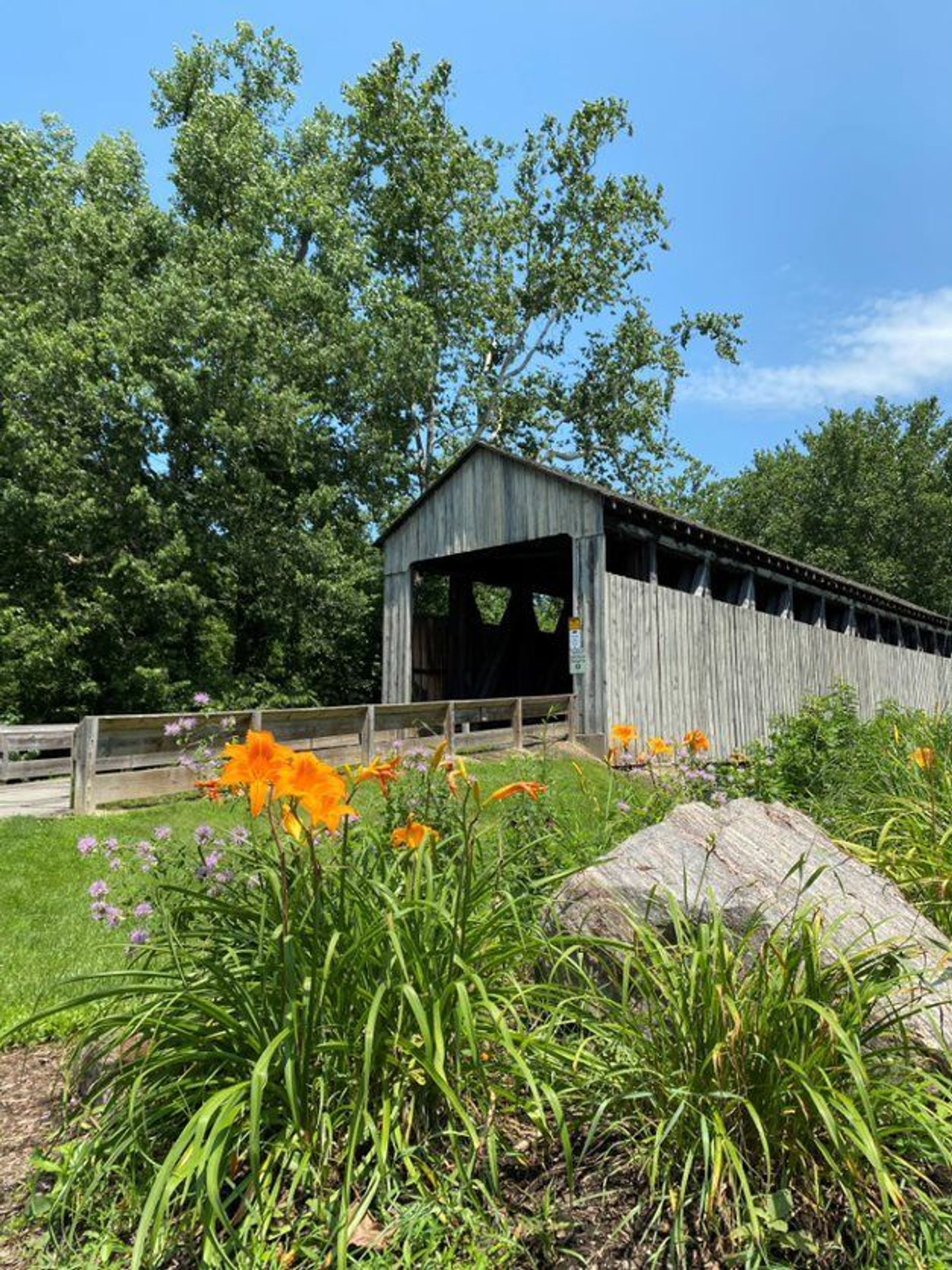 Covered Bridge at Mill Race Preserve