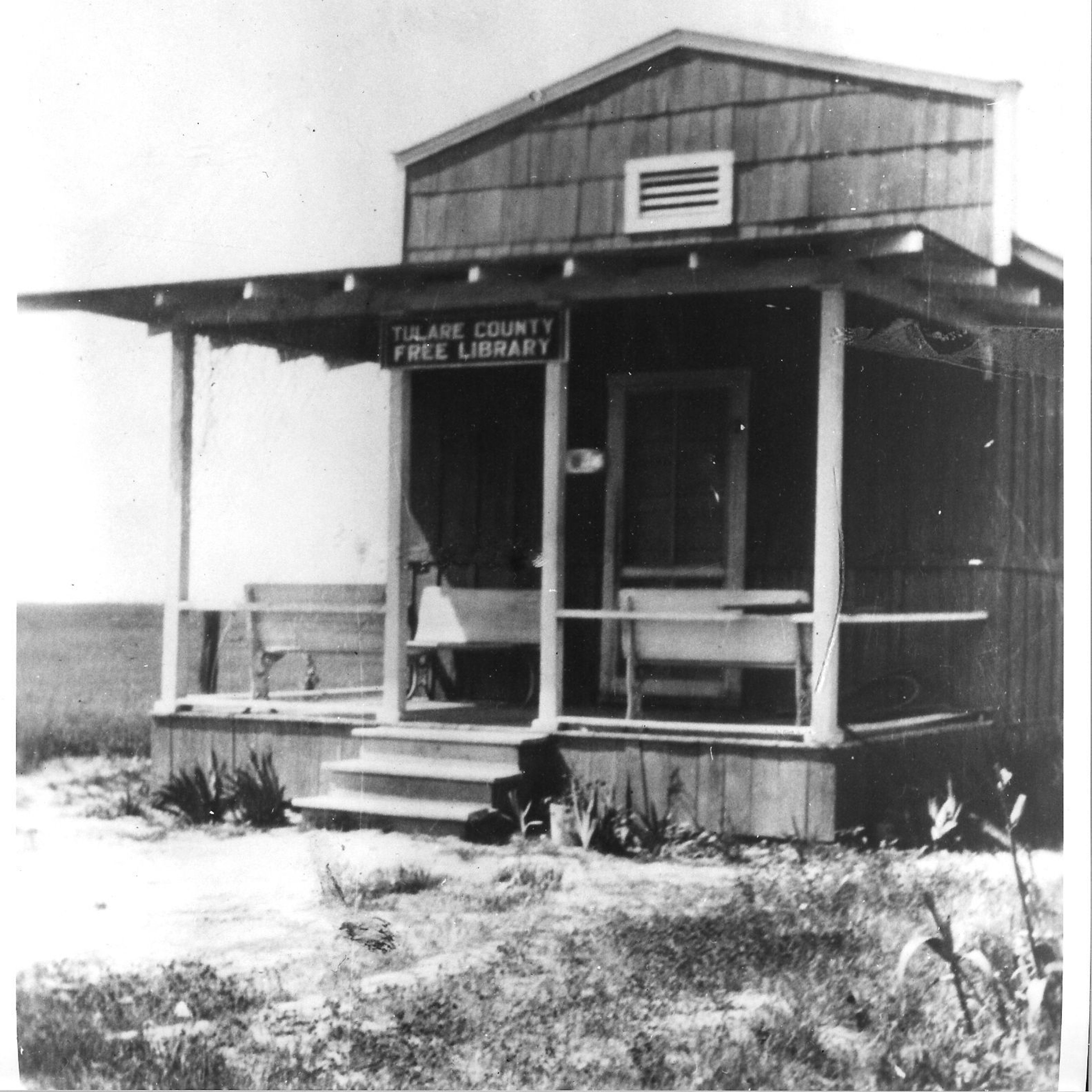 Mary Dickerson Library, a Tulare County satellite library c. 1910  Allensworth CA.