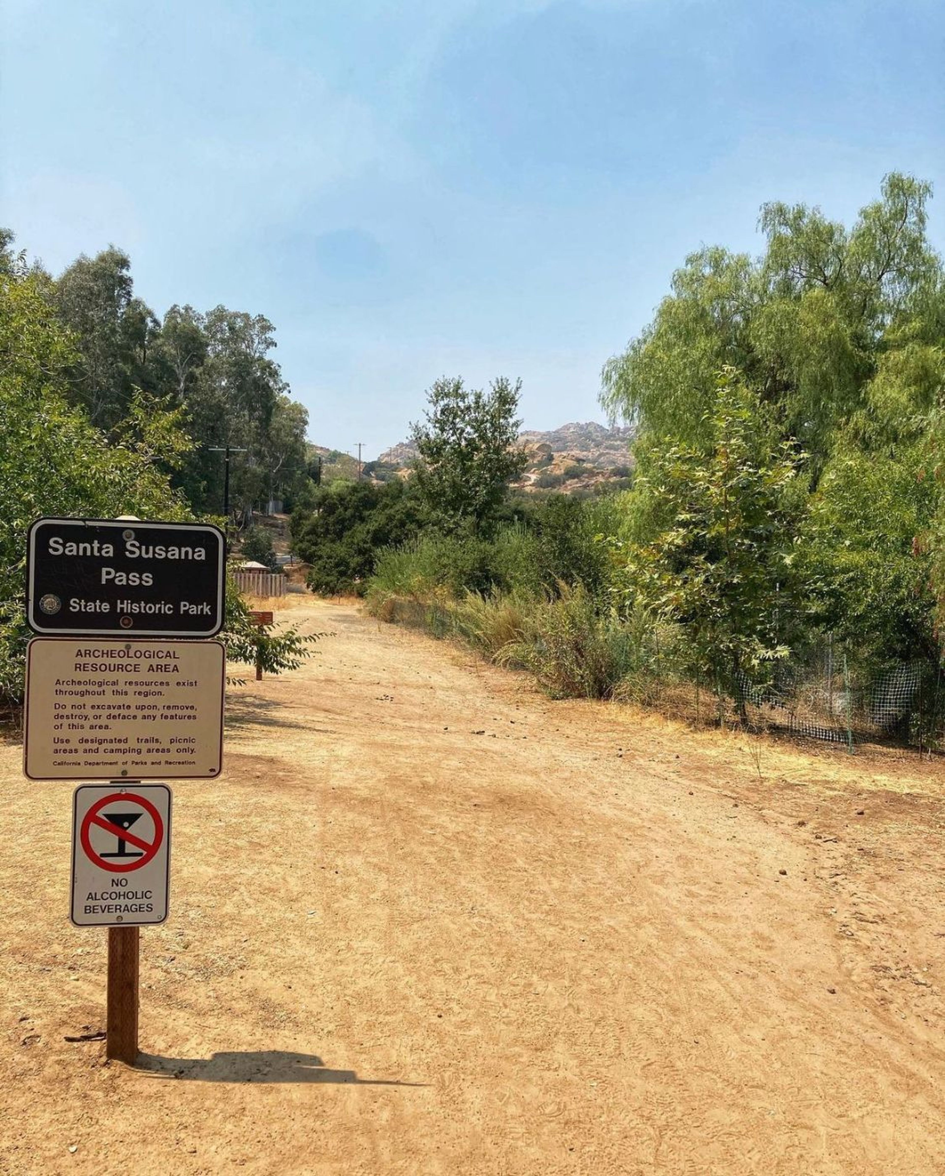 Trail Entrance at Santa Susana Pass