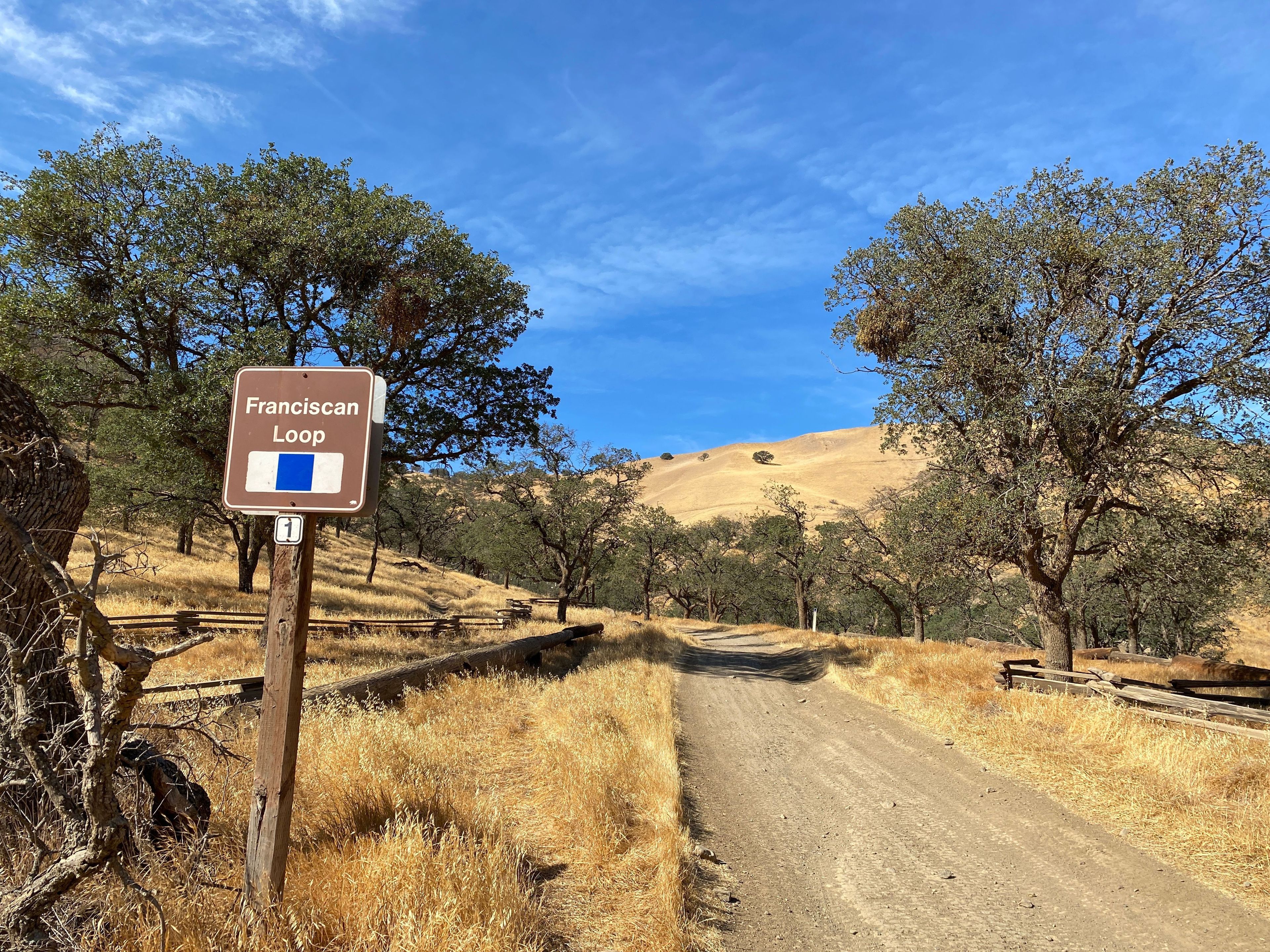 West Franciscan Loop Trailhead, Blue Square Intermediate