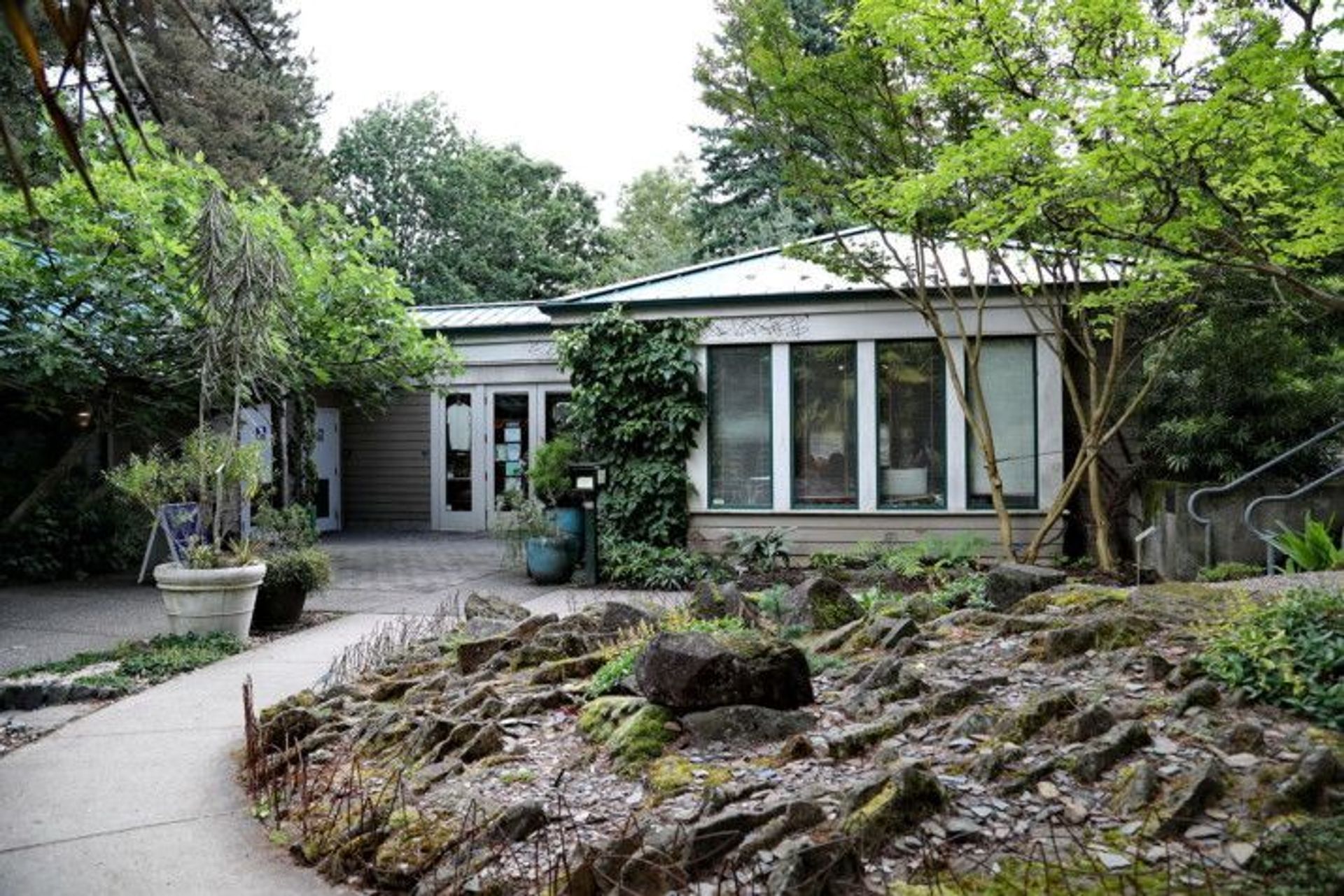 Front of the visitor center