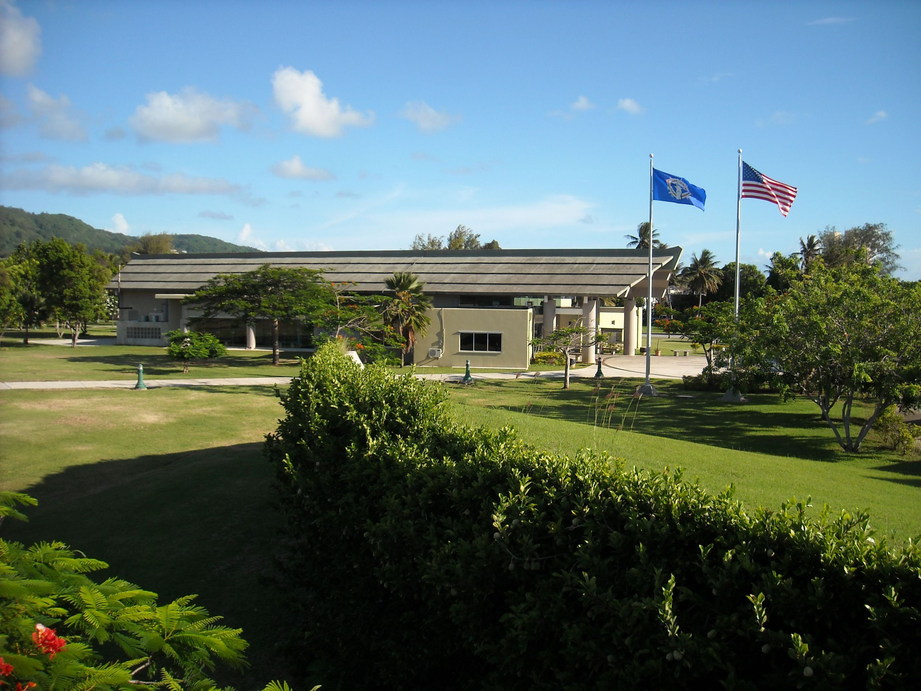 The visitor center  is a popular place to learn about Saipan's role in WWII history.