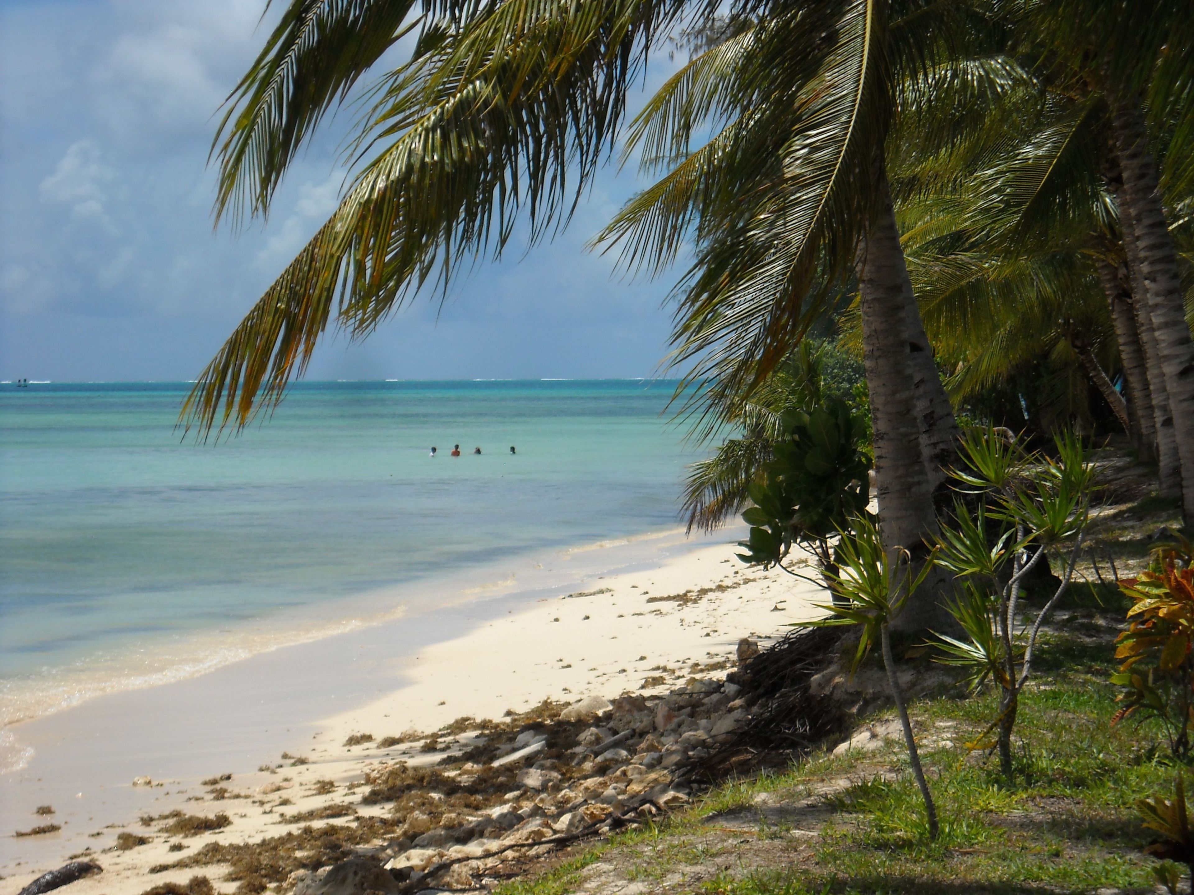 The beach is an inviting place to swim and relax.